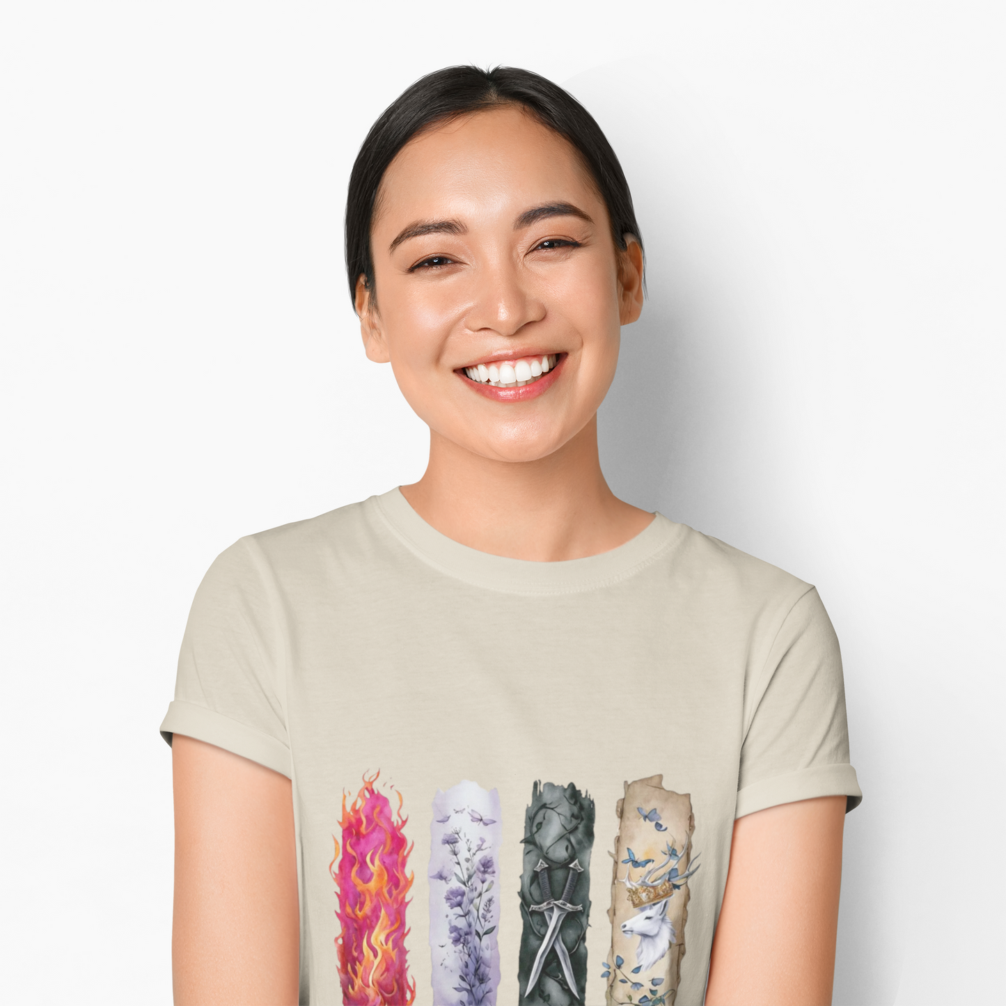 Fire Heart T-Shirt, Heir of Fire Tee, Ignite your wardrobe with the Fire Heart T-Shirt, a must-have for any fan of Sarah J. Maas's enchanting universe.