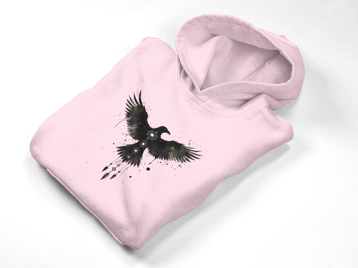 Viking Raven Hoodie, Experience the mystique of Norse mythology with our exquisite Viking Raven Hoodie.