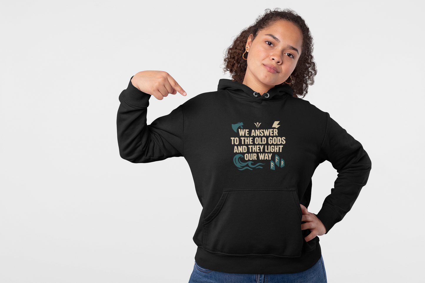 Norse Viking Gods Hoodie, This viking hoodie is more than just a piece of clothing; it's a tribute to the grandeur of norse mythology, designed for those who appreciate the rich traditions of norse pagan culture.