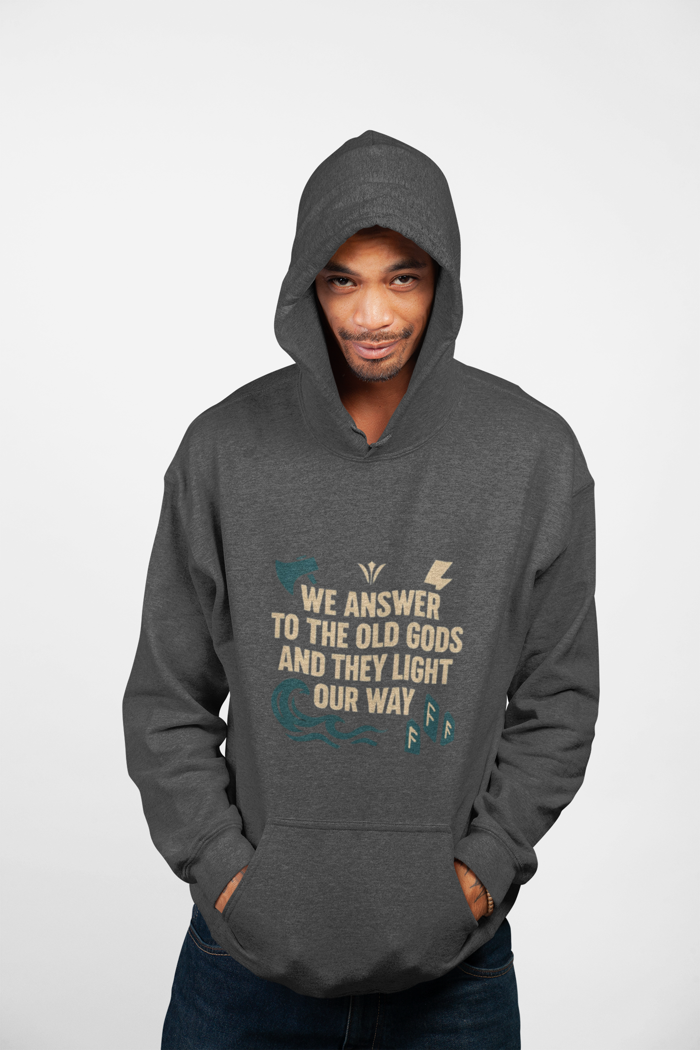 Norse Viking Gods Hoodie, This viking hoodie is more than just a piece of clothing; it's a tribute to the grandeur of norse mythology, designed for those who appreciate the rich traditions of norse pagan culture.