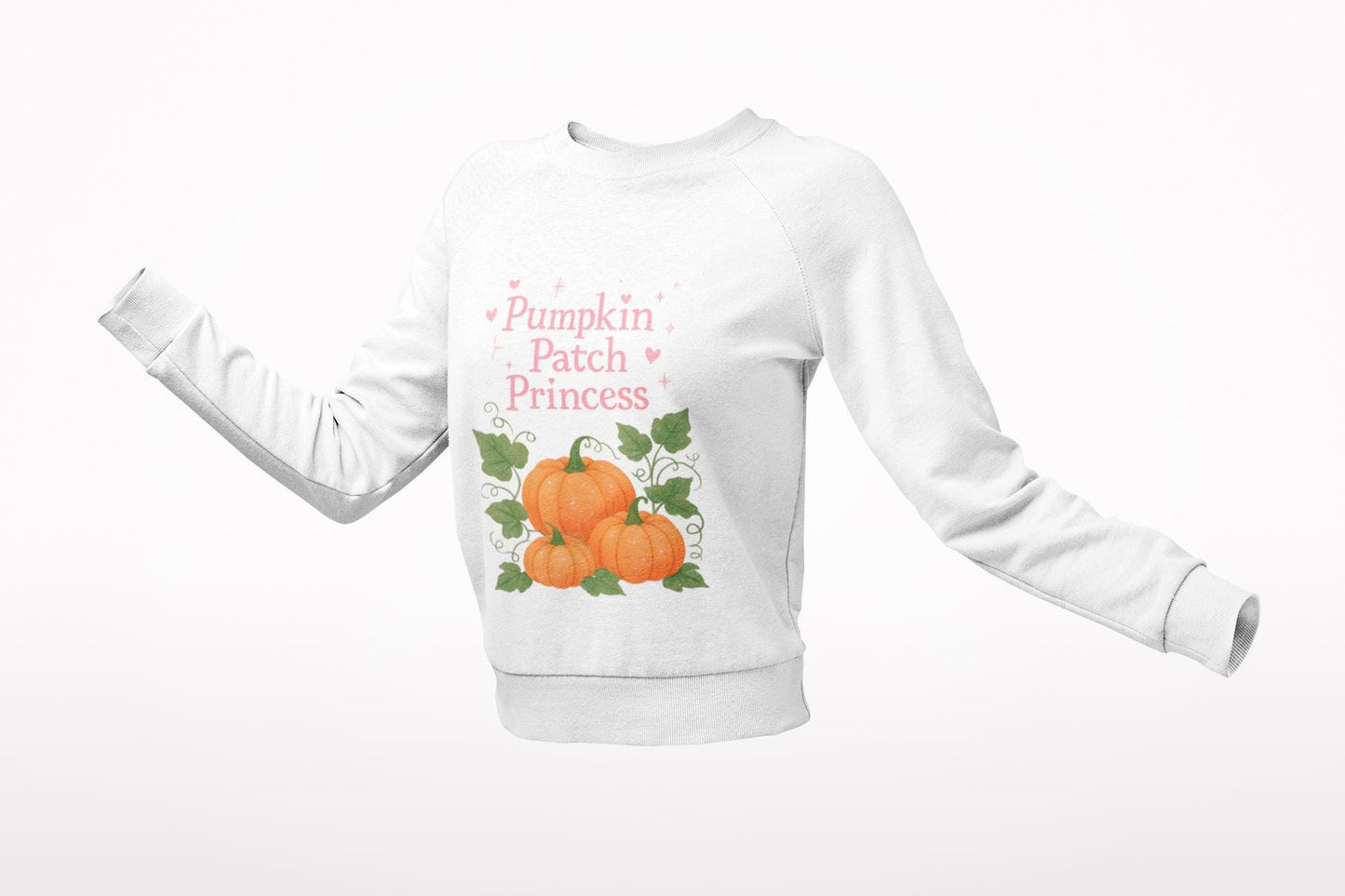 Pumpkin Patch Princess Sweatshirt, Cozy Fall Sweater, Pumpkin Lover, Girly Autumn Shirt, Pumpkin Patch Outfit