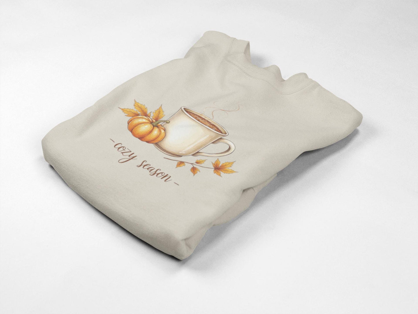 Cozy Season Sweatshirt, Perfect jumper for the cooler months with Autumn Colors giving a Cozy Autumn vibe