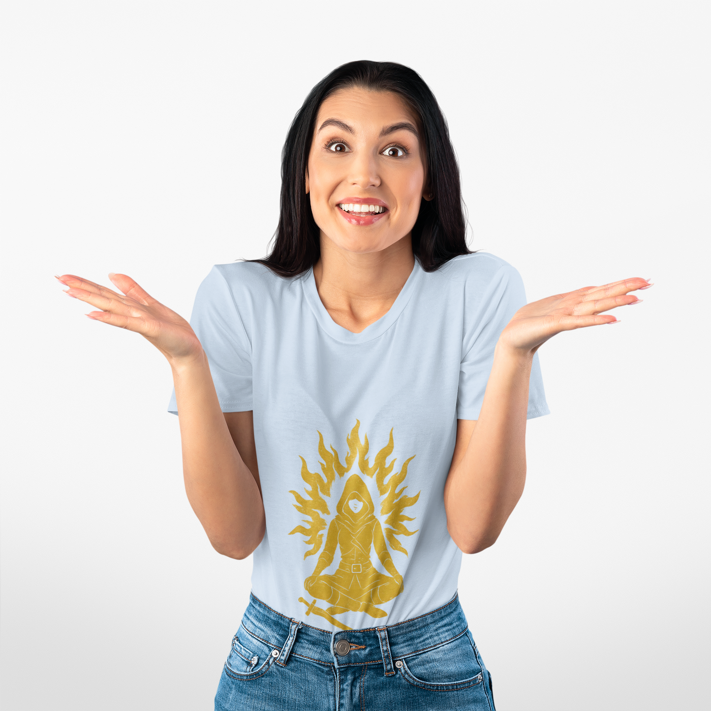 Heir of Fire T-Shirt, Aelin Ashryver Galathynius, Gives a fiery and powerful vibe, ideal for those who love fantasy books and strong female characters like Aelin.
