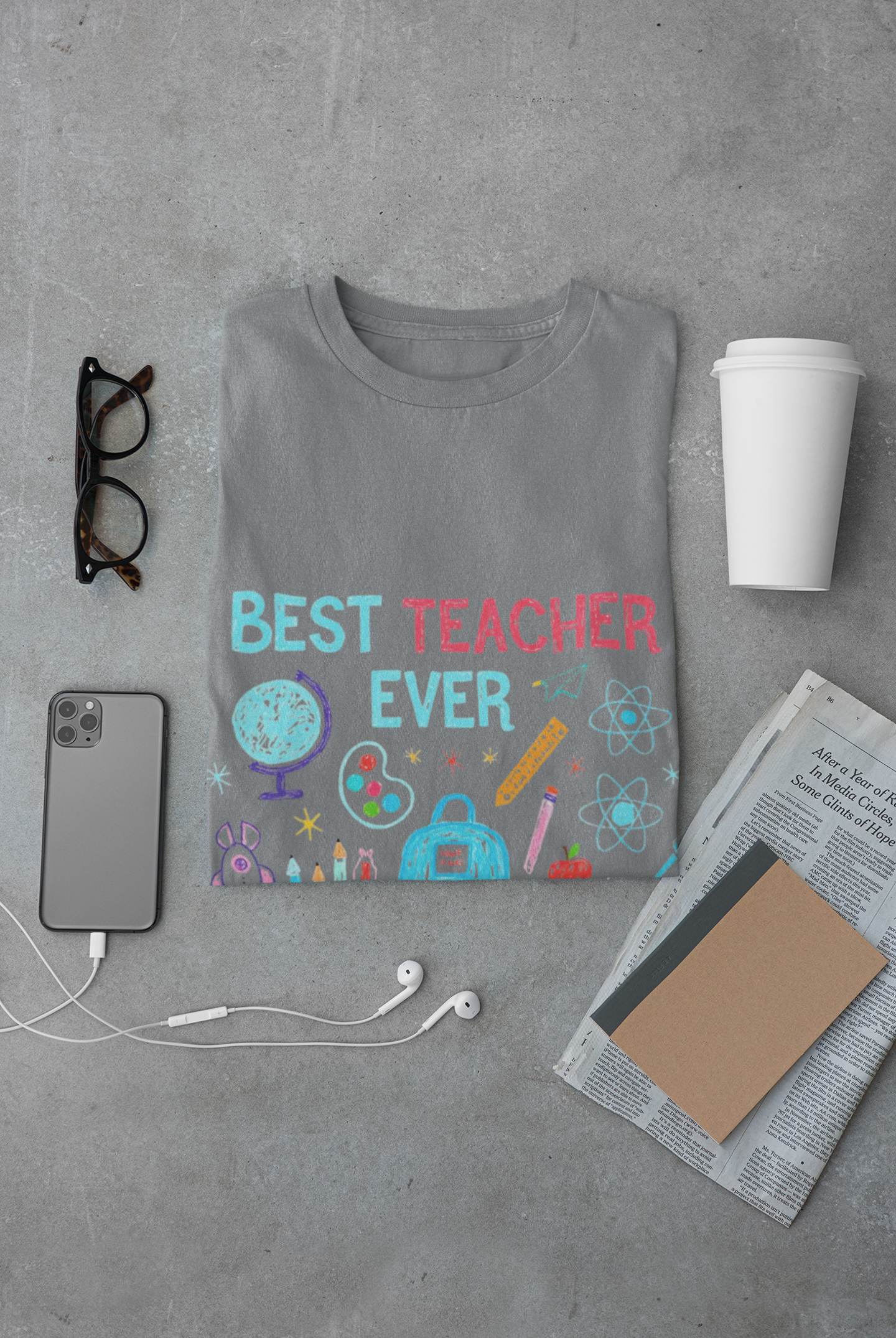 Best Teacher Ever T-Shirt | Gift for Educators, Celebrate the amazing teachers in your life