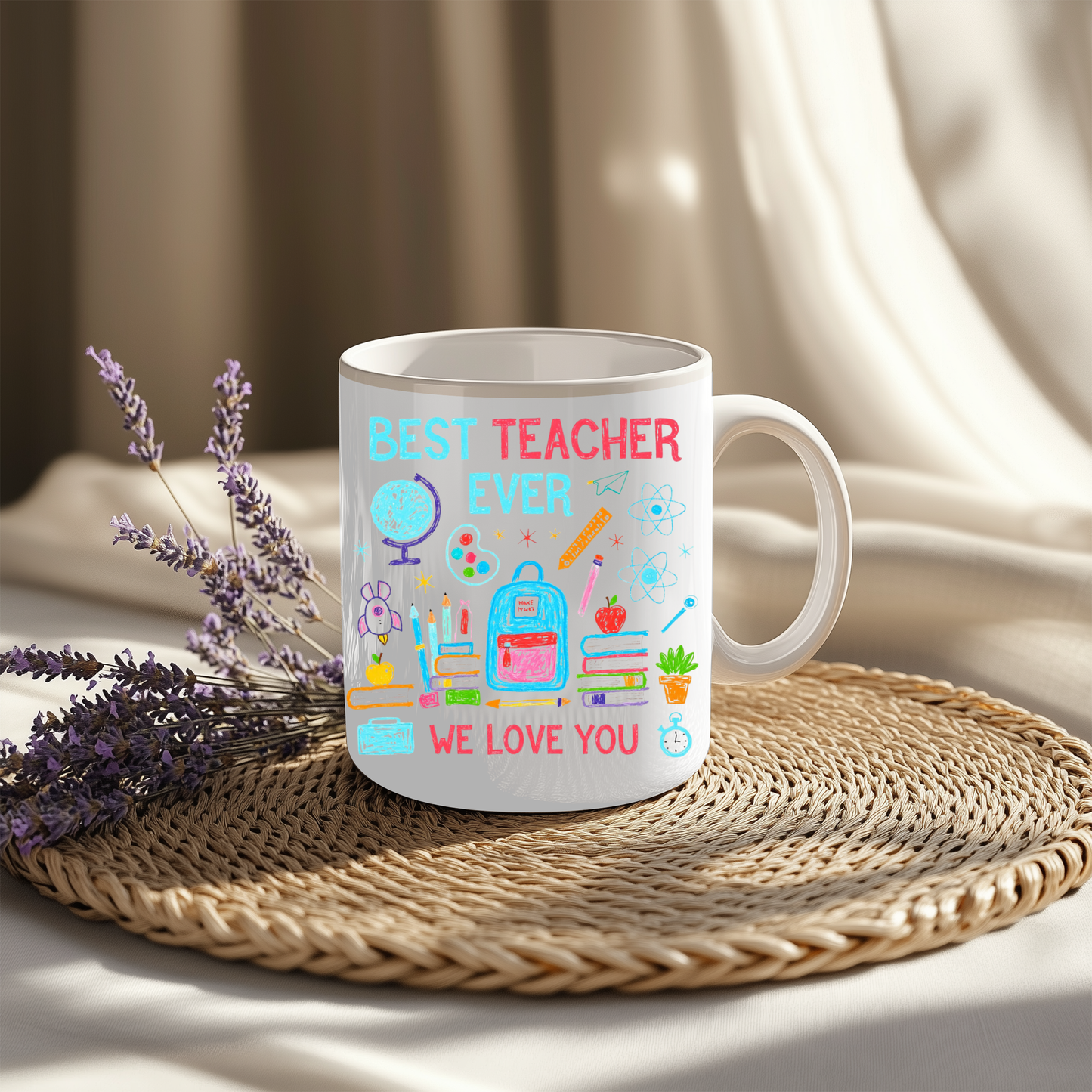 Best Teacher Gift Mug - Ideal for students, parents, or anyone looking to express appreciation for a teacher during occasions like Teacher's Day, end-of-year gifts, or as a thoughtful Christmas present.