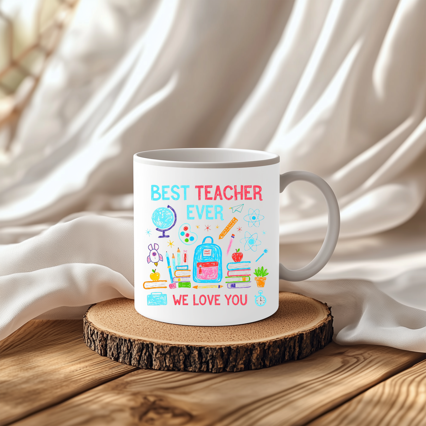 Best Teacher Gift Mug - Ideal for students, parents, or anyone looking to express appreciation for a teacher during occasions like Teacher's Day, end-of-year gifts, or as a thoughtful Christmas present.