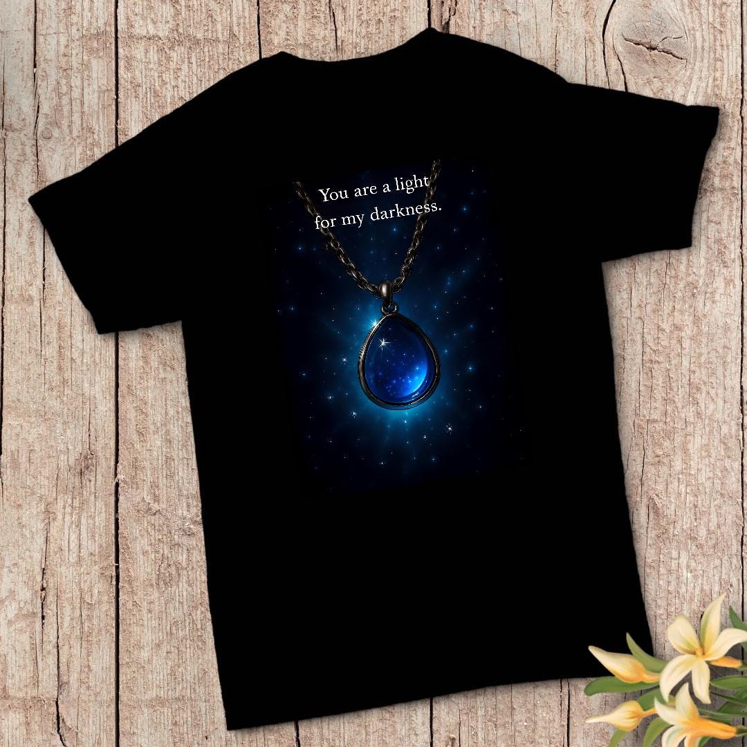 Fireheart T-shirt, Eye of Elena Design, This Terrasen shirt is more than just clothing; it's a wearable amulet of story and honor, perfect for any enthusiast of the series.