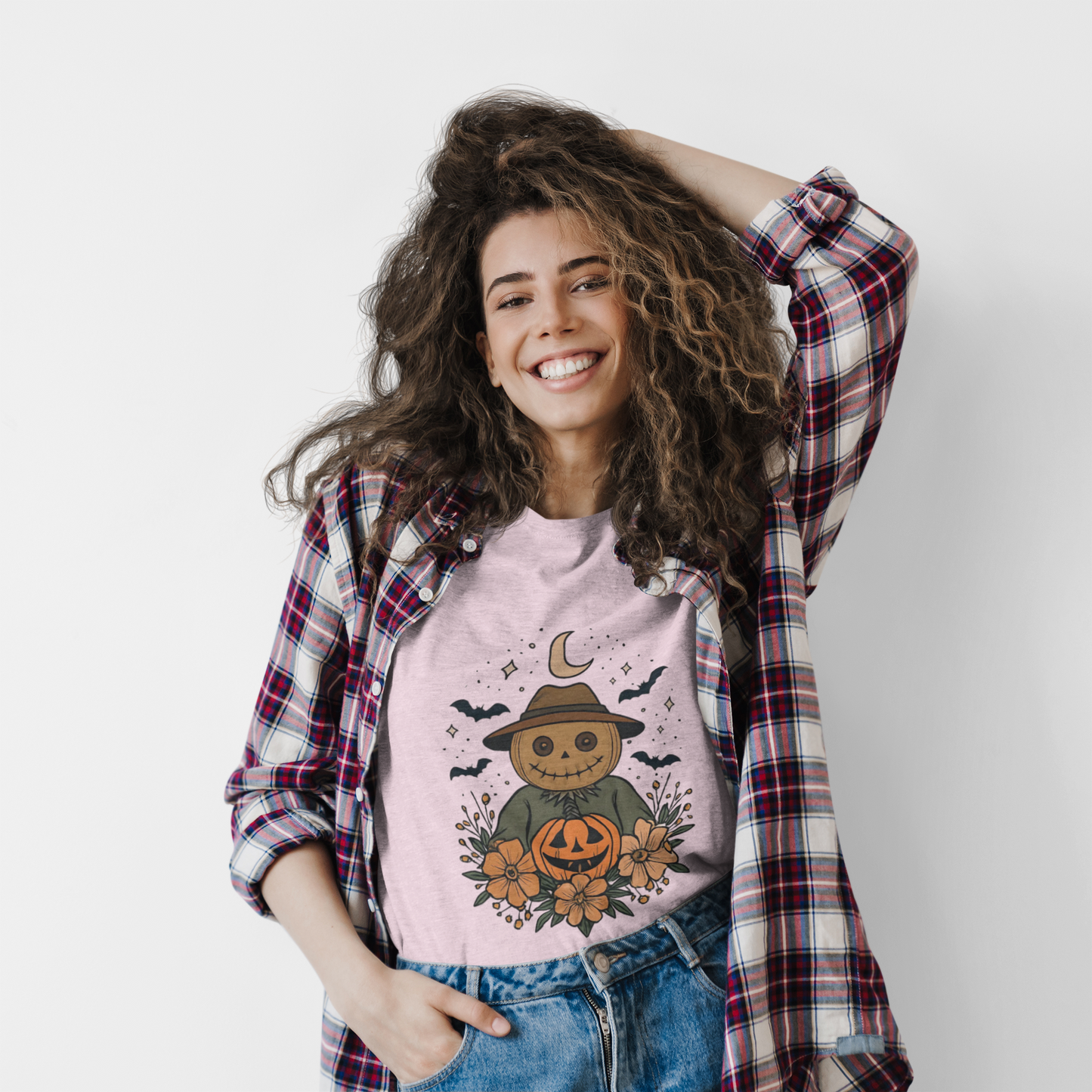 Halloween Scarecrow Tee, This t-shirt is a great gift for friends and family who love the autumn season and enjoy participating in harvest festivals or Halloween parties