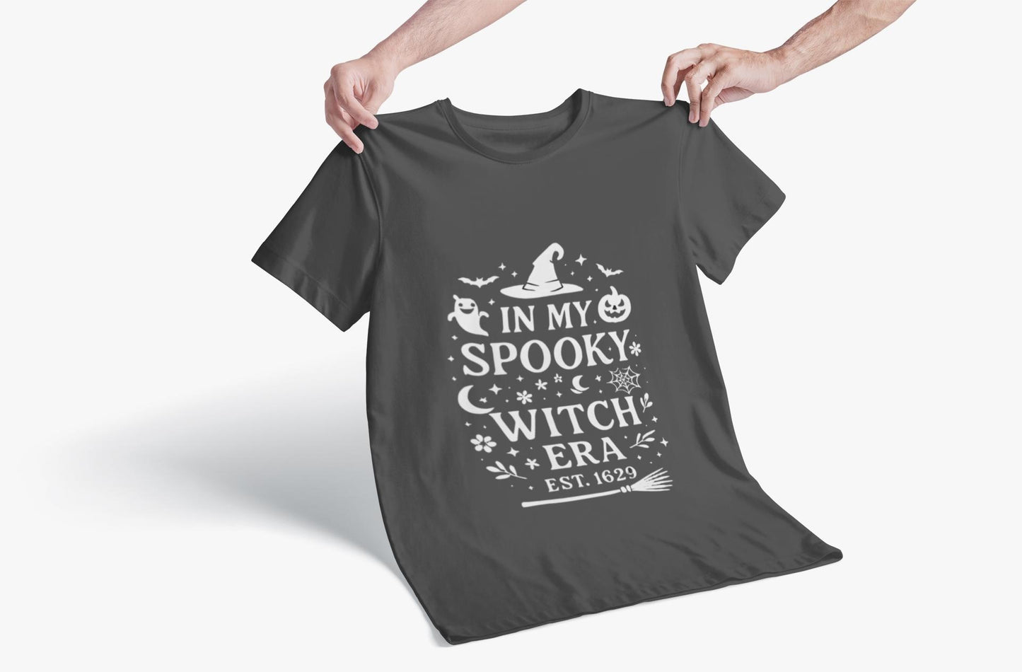 In My Spooky Witch Era Tee, Salem Witch Shirt, a bewitching homage to Salem's mystical past. Imbued with the spirit of the legendary Salem witches.