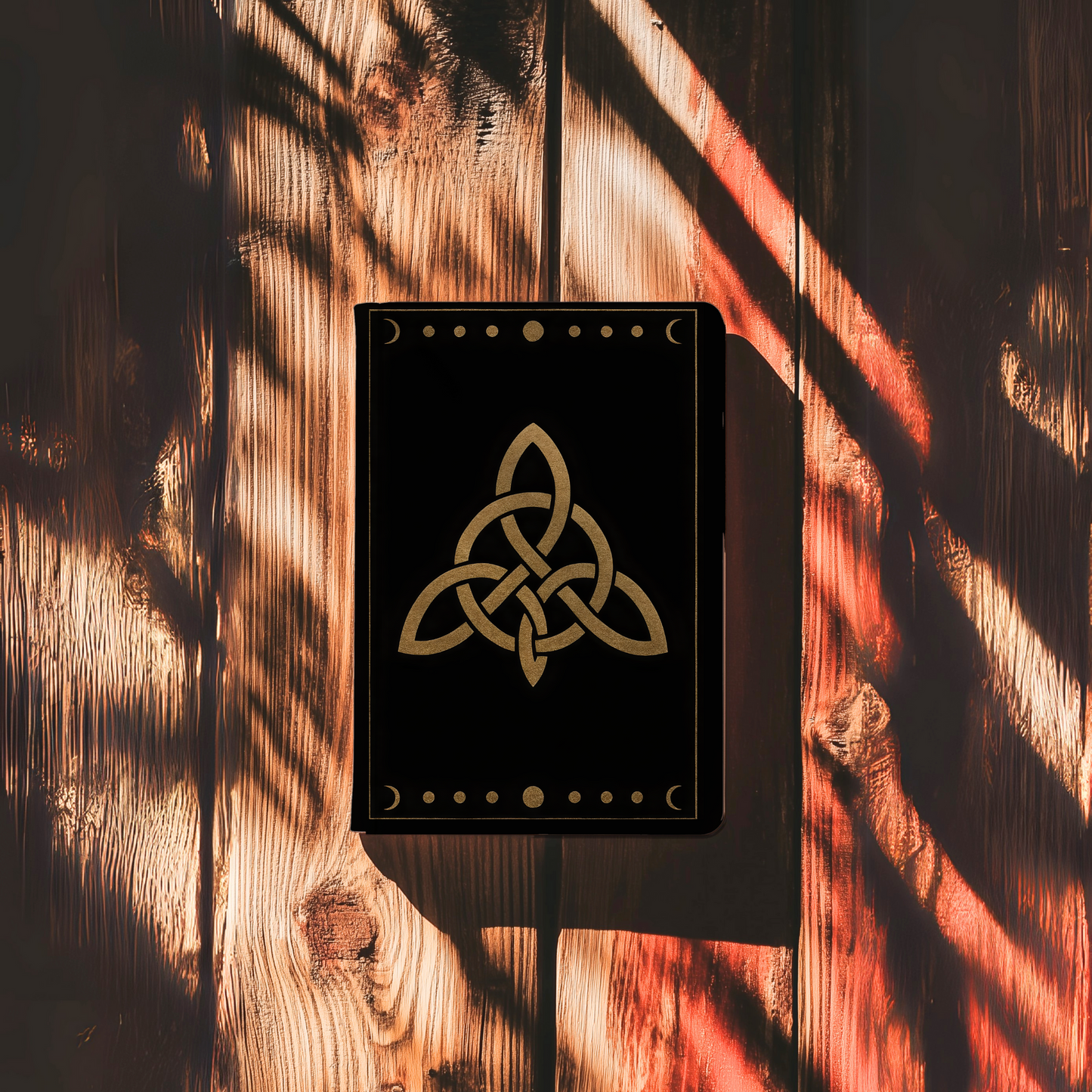Witches Knot Hardback Notebook, This enchanting witch journal, adorned with intricate wiccan symbols, serves as the perfect book of shadows for all levels of practitioners.