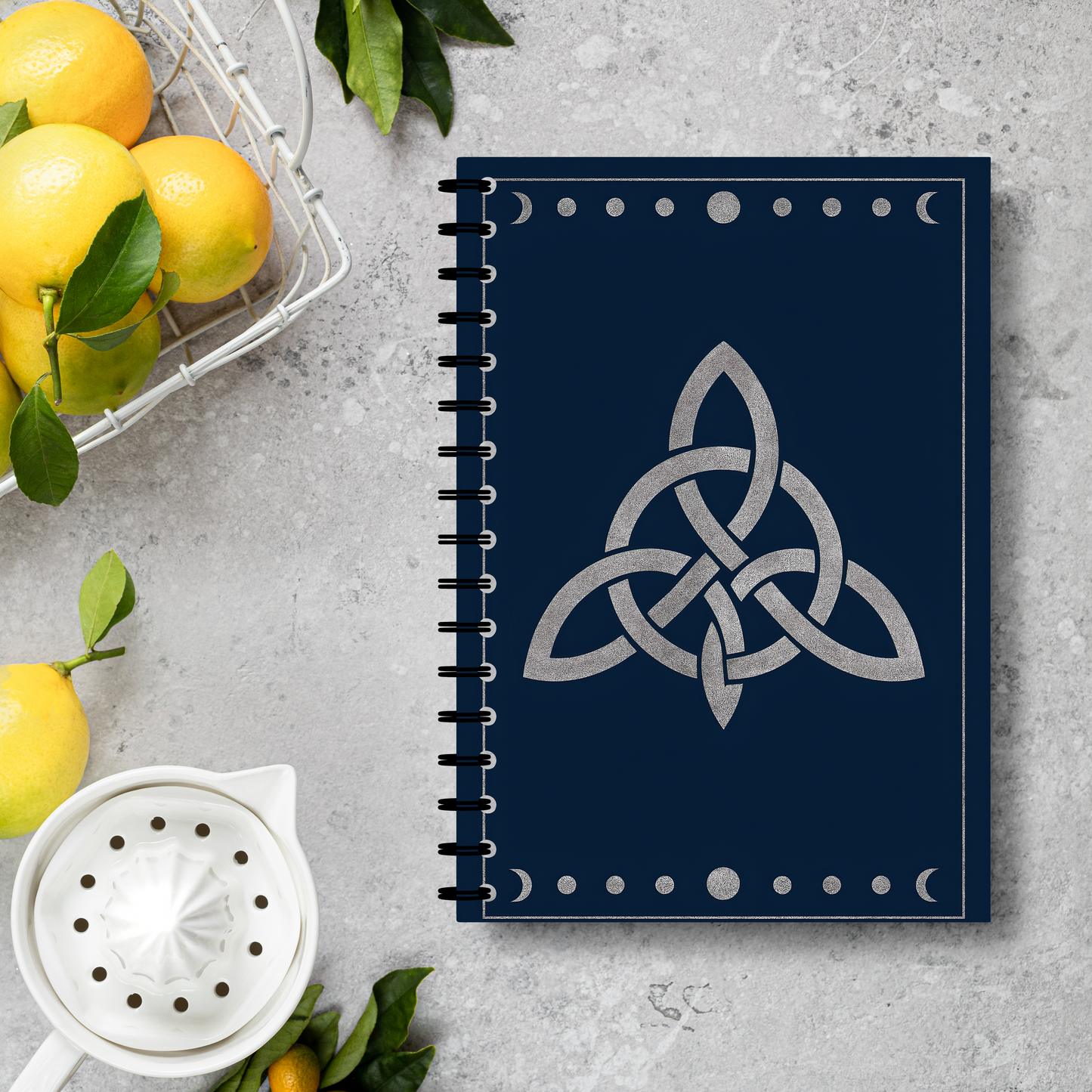 Witch's Knot Soft Notebook, This witch notebook is more than just a place for thoughts; it's your personal book of shadows, your magical grimoire.