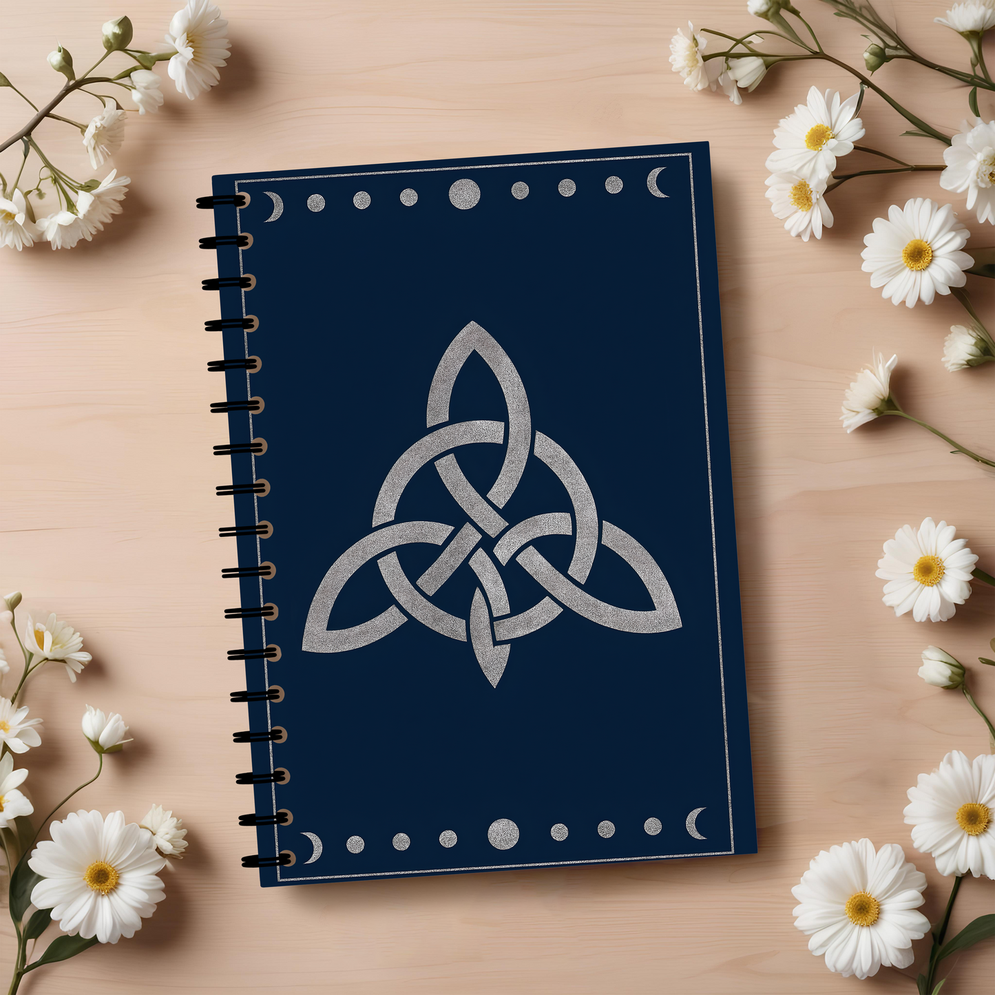 Witch's Knot Soft Notebook, This witch notebook is more than just a place for thoughts; it's your personal book of shadows, your magical grimoire.