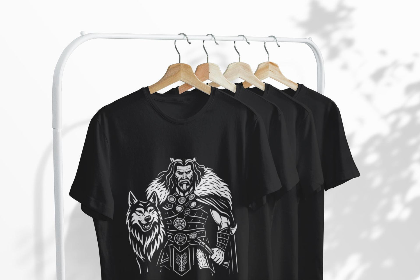 Tyr Viking God T-Shirt, This viking apparel captures the essence of a norse warrior, making it the epitome of viking clothing for those drawn to the fierce and the mythical.