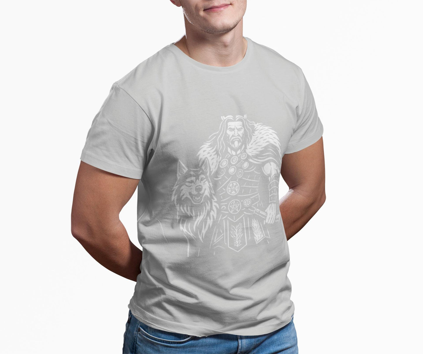 Tyr Viking God T-Shirt, This viking apparel captures the essence of a norse warrior, making it the epitome of viking clothing for those drawn to the fierce and the mythical.
