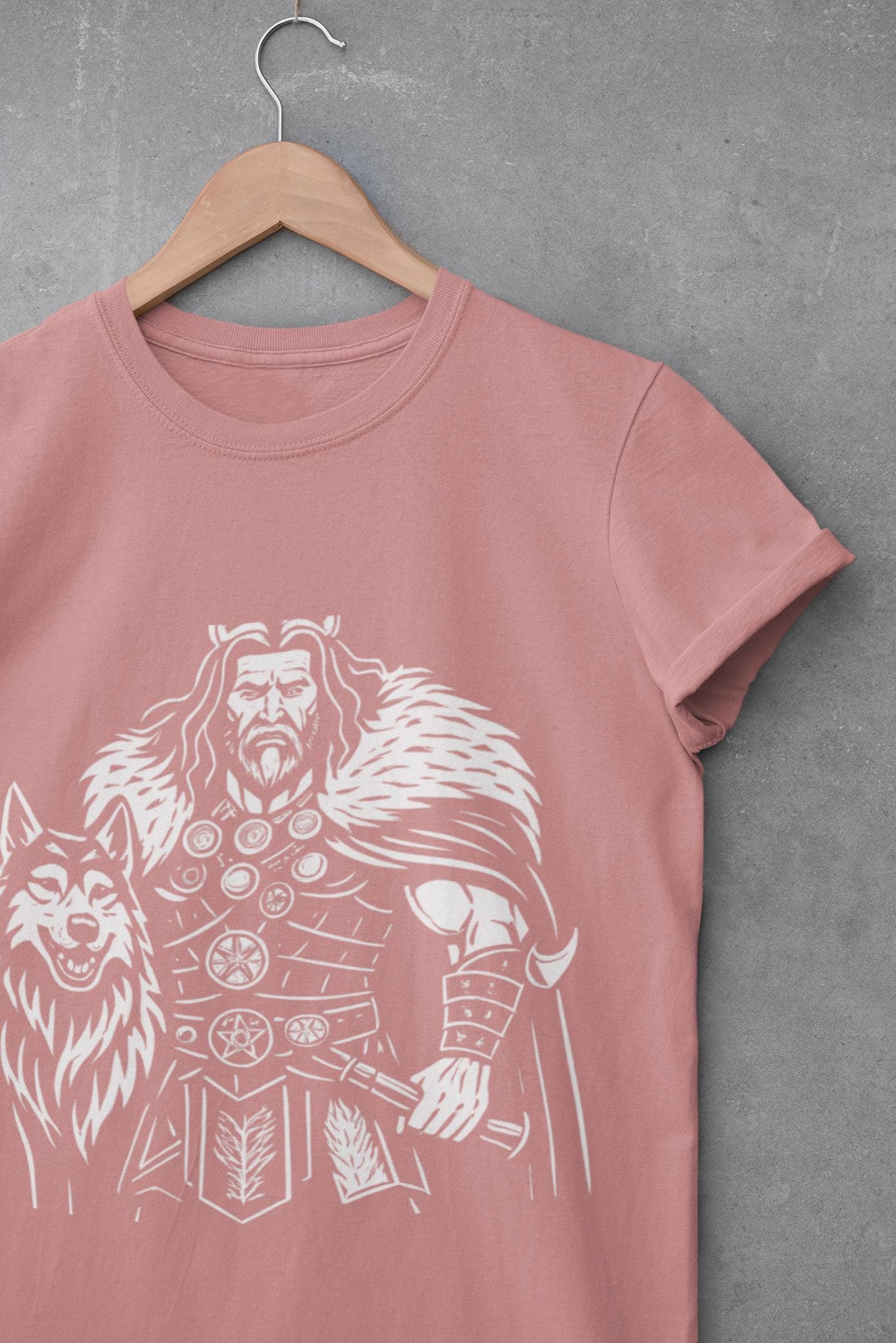 Tyr Viking God T-Shirt, This viking apparel captures the essence of a norse warrior, making it the epitome of viking clothing for those drawn to the fierce and the mythical.