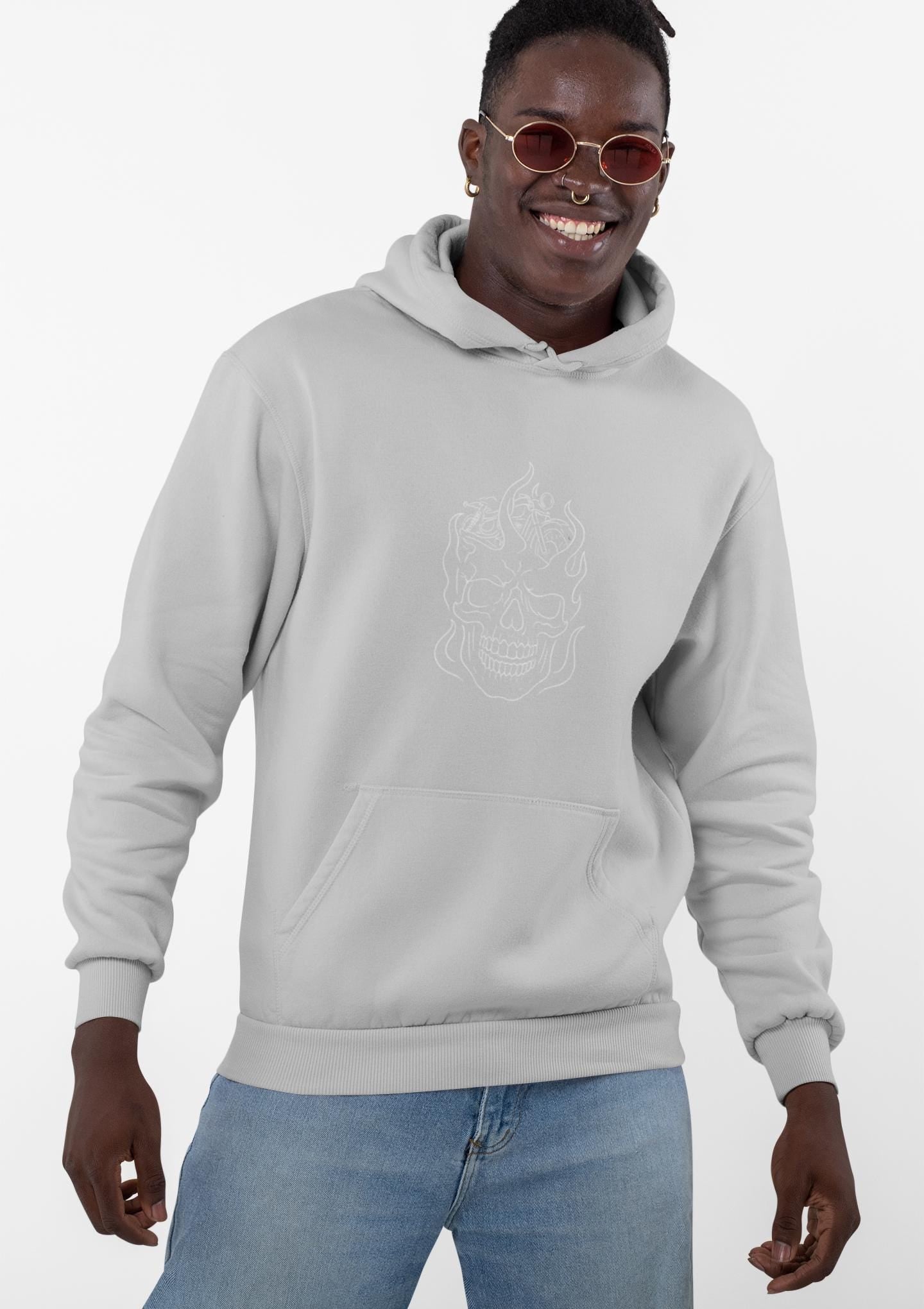 Biker Skull Hoodie, Whether you’re revving up your engine or just kicking back, this biking hoodie blends iconic style with unparalleled comfort.