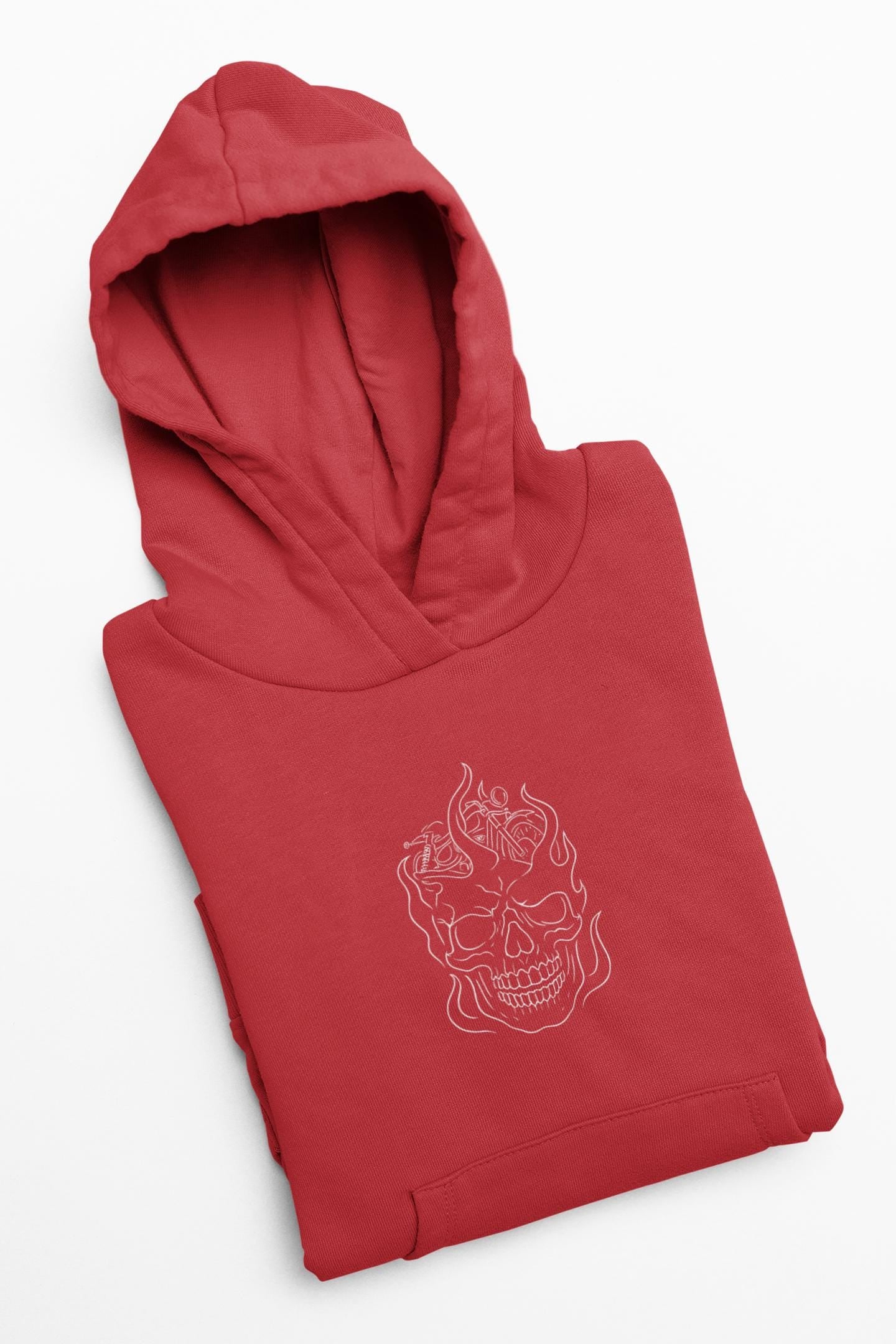 Biker Skull Hoodie, Whether you’re revving up your engine or just kicking back, this biking hoodie blends iconic style with unparalleled comfort.
