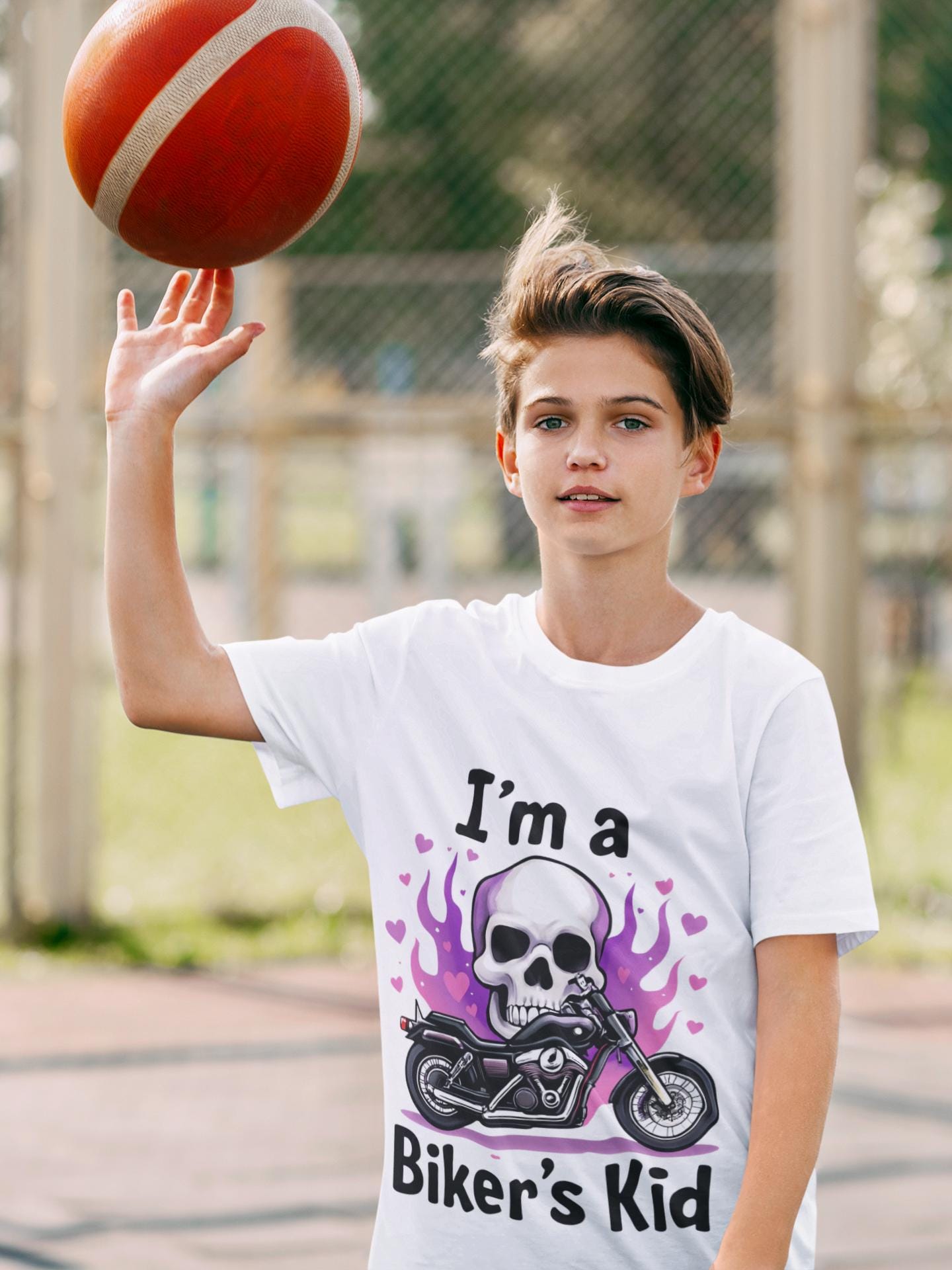 I'm A Biker Kid T-Shirt, Whether it's a dirt bike shirt for weekend races or a casual piece of motorcycle apparel for everyday wear, this kids motorbike tee is a must-have for your mini roadster.