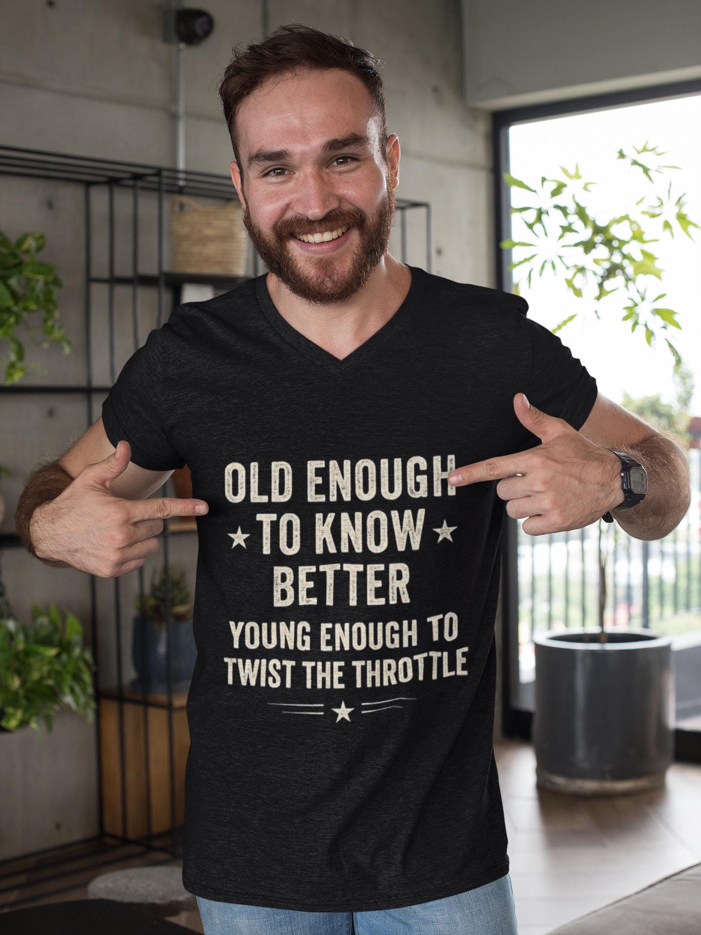 Old Enough to Know Better T-Shirt, This motorcycle tee captures the essence of the rebellious spirit with a nod to vintage motorbike culture.