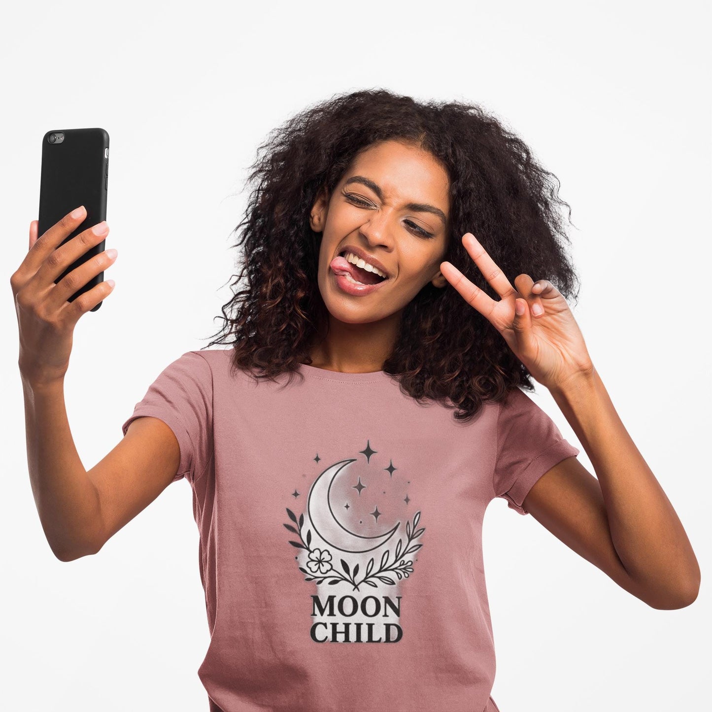 Moon Child T-Shirt, Crescent Moon Shirt, this moon child tee is more than just a piece of pagan clothing—it's a magical shirt that invites the wearer to explore the enchanting world of witchy things.
