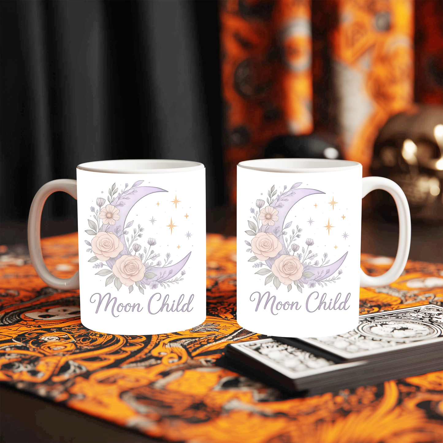 Witchy Mug, Moon Child Witch Mug, this is the ultimate witches mug for those who cherish the magical threads of the universe.