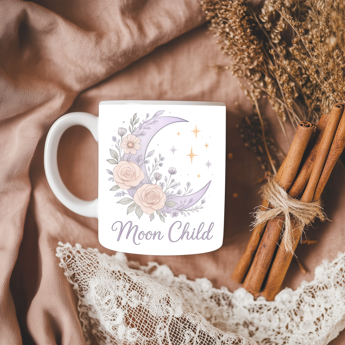 Witchy Mug, Moon Child Witch Mug, this is the ultimate witches mug for those who cherish the magical threads of the universe.