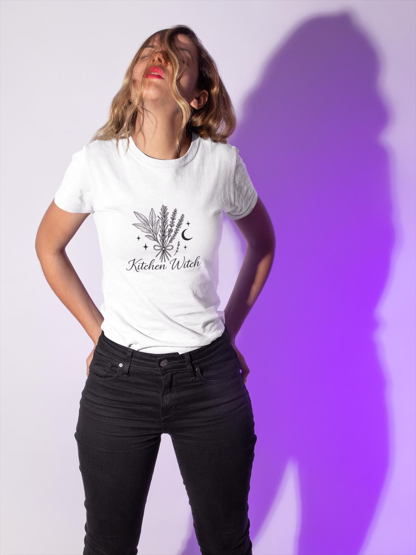 Kitchen Witch T-shirt, Crafted for those who cherish the art of kitchen witchery, this witchcraft shirt is not just clothing, it's a celebration of witchy things.