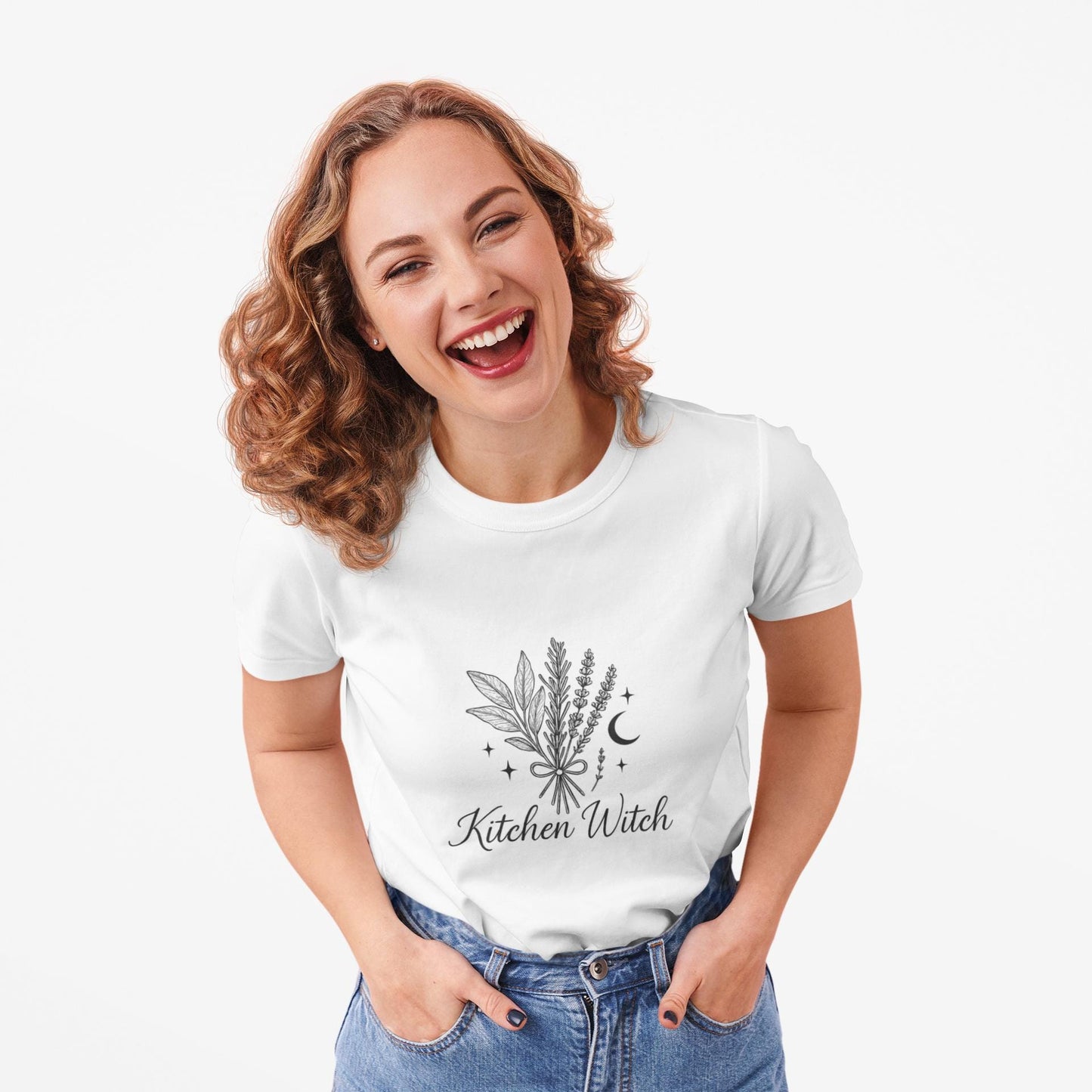 Kitchen Witch T-shirt, Crafted for those who cherish the art of kitchen witchery, this witchcraft shirt is not just clothing, it's a celebration of witchy things.