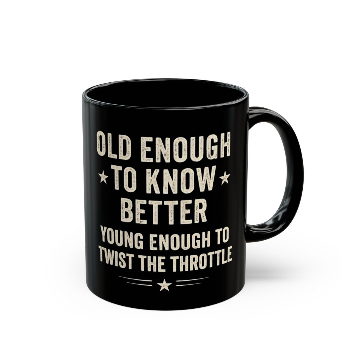 Old Enough To Know Better Mug, Bike Rider Gift, This motorbike mug captures the exhilarating spirit of motorcycle women and men alike, offering a daily sip of adventure with each brew of motorcycle coffee.