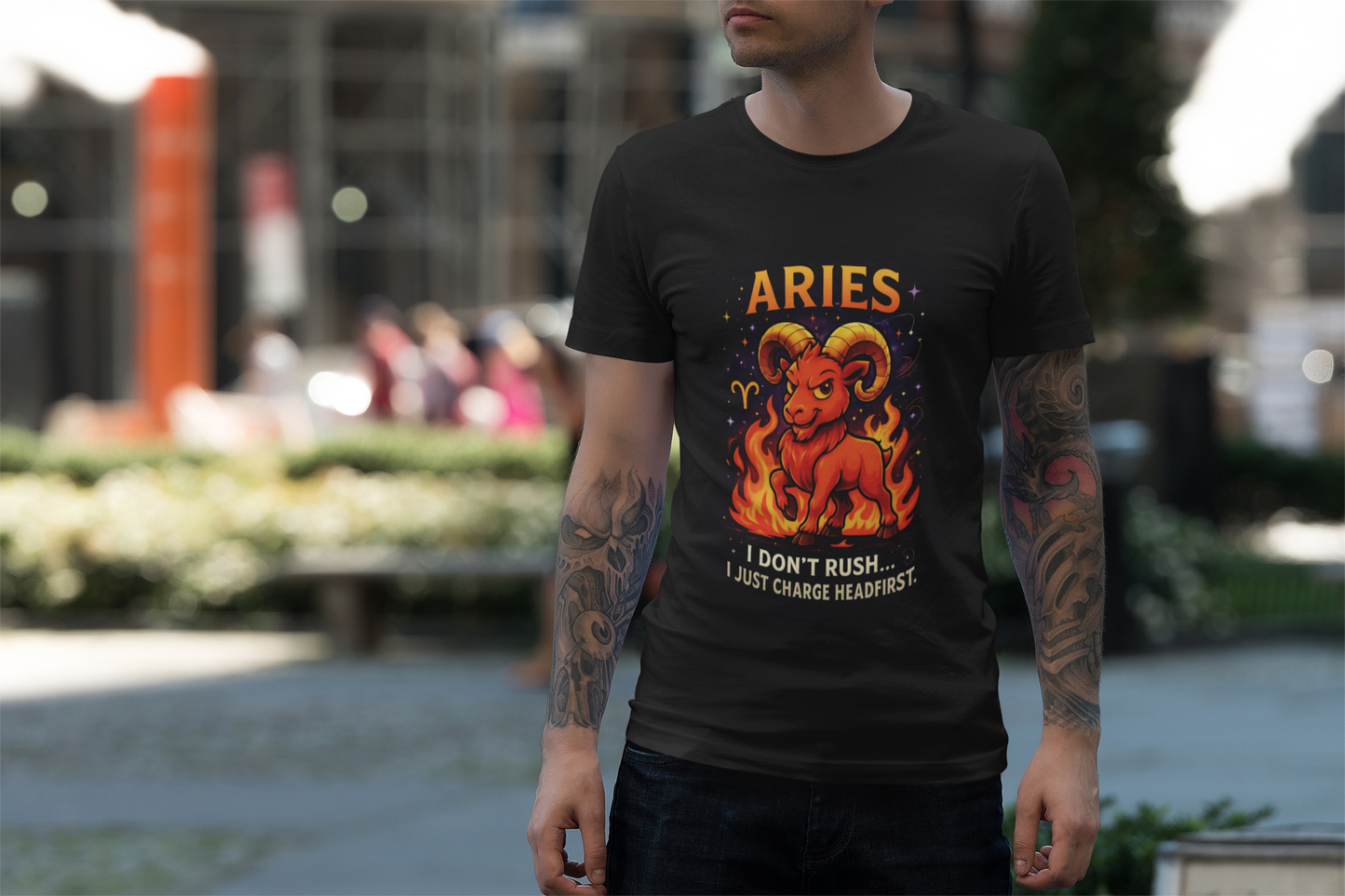 Aries Astrology T-shirt, This beautifully crafted zodiac shirt captures the fiery spirit of the Aries zodiac sign with its bold design, making it a standout piece in any wardrobe.