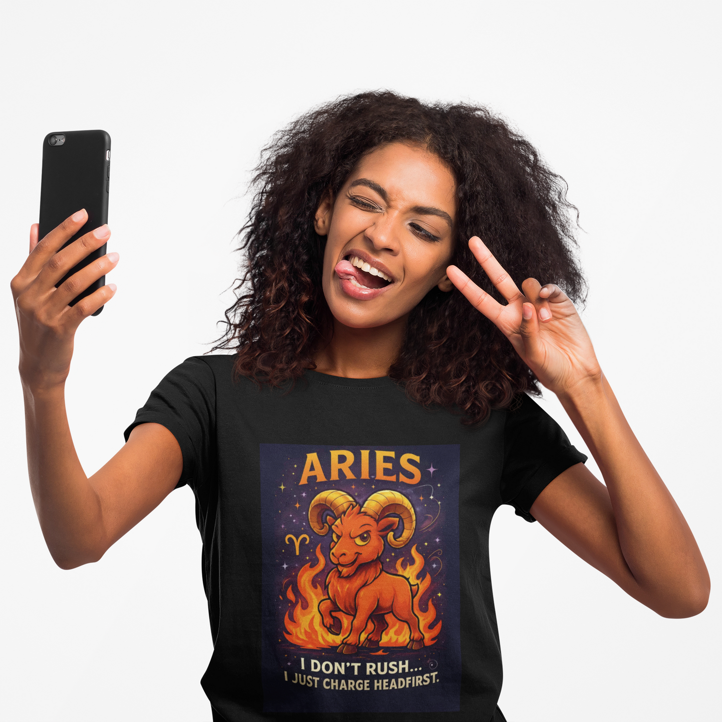 Aries Astrology T-shirt, This beautifully crafted zodiac shirt captures the fiery spirit of the Aries zodiac sign with its bold design, making it a standout piece in any wardrobe.