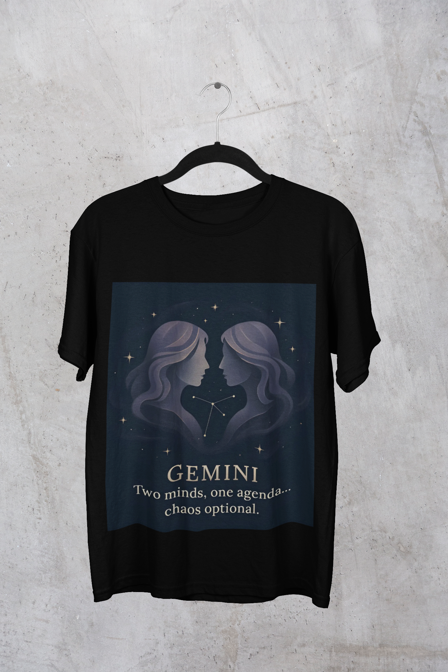 Gemini Astrology T-shirt, Whether you're treating yourself or searching for the perfect Gemini birthday gift, this zodiac t-shirt is sure to delight.