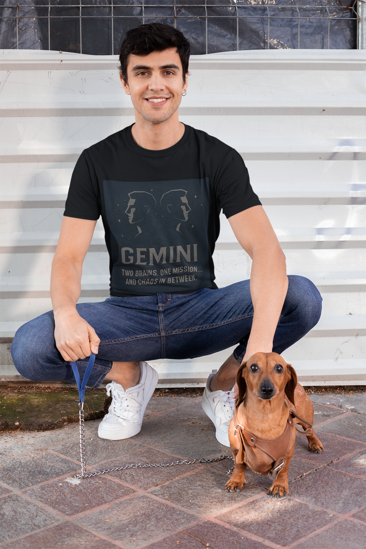 Gemini Astrology T-shirt, it's a versatile star sign shirt that pairs perfectly with any outfit, embodying the whimsical charm only a true Gemini can appreciate.