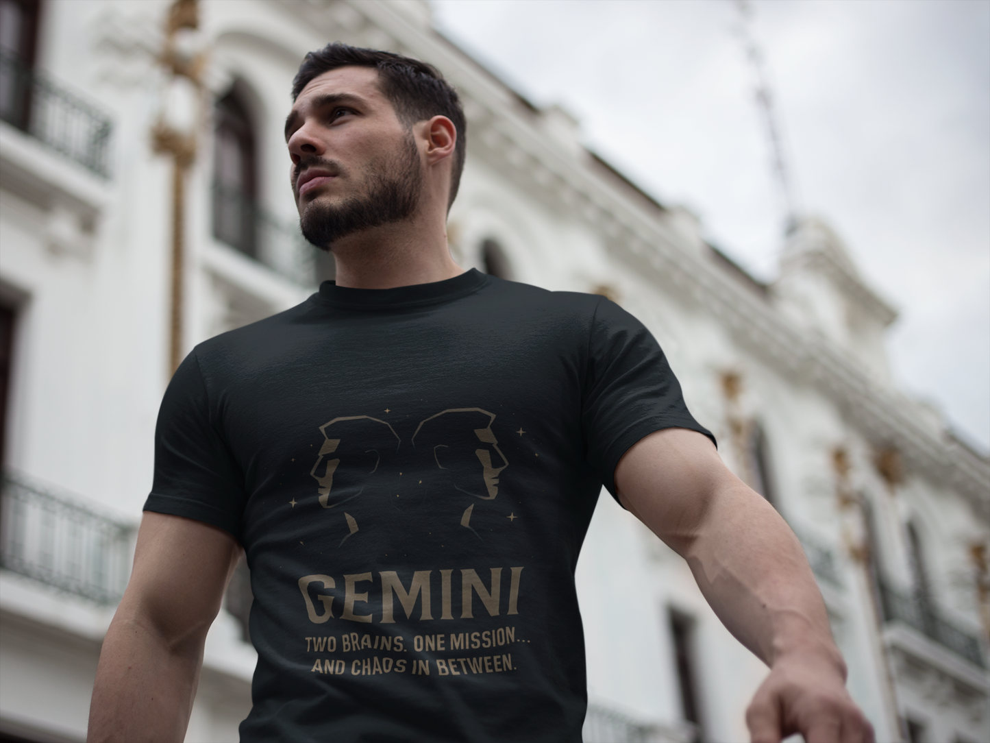 Gemini Astrology T-shirt, it's a versatile star sign shirt that pairs perfectly with any outfit, embodying the whimsical charm only a true Gemini can appreciate.