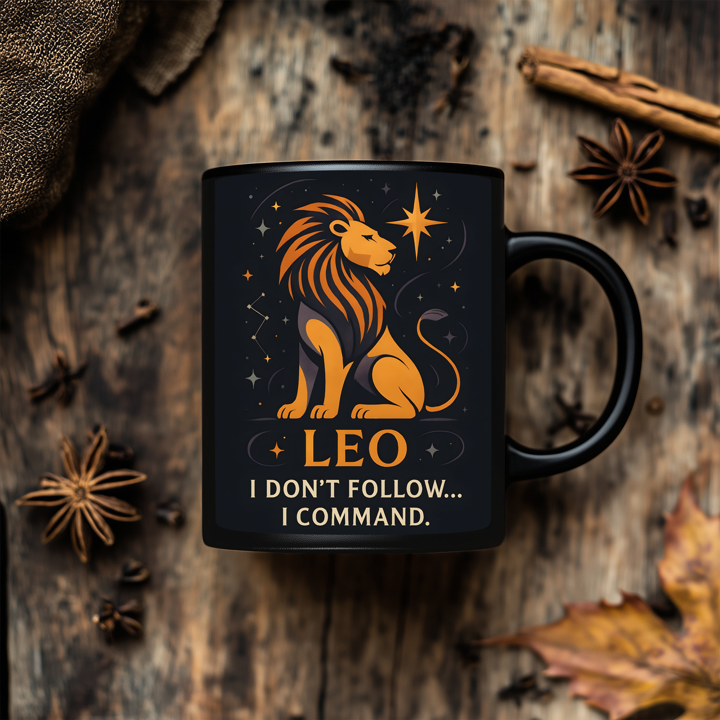 Leo Astrology Mug, Zodiac Mug, A delightful gift for any Leo, this Leo star sign mug ensures their zodiac spirit shines with every drink.