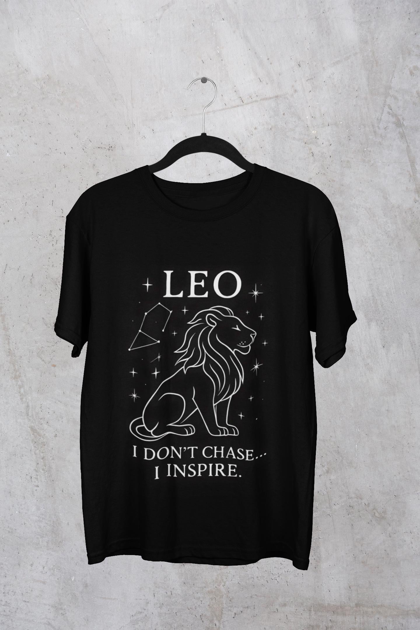 Leo Astrology T-shirt, Perfect as a Leo birthday gift, this astrology shirt offers both style and comfort, a true gem in the world of zodiac apparel.