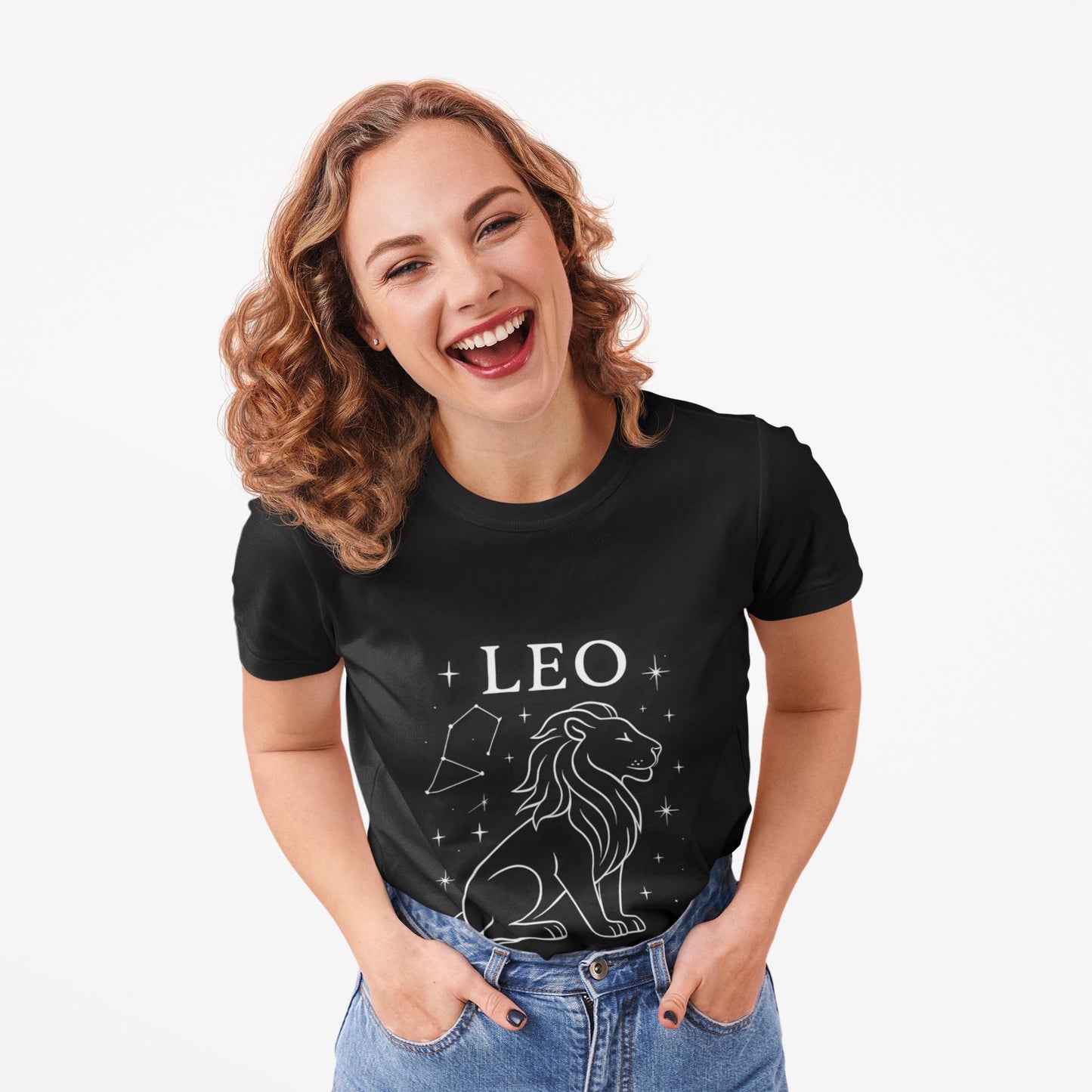 Leo Astrology T-shirt, Perfect as a Leo birthday gift, this astrology shirt offers both style and comfort, a true gem in the world of zodiac apparel.
