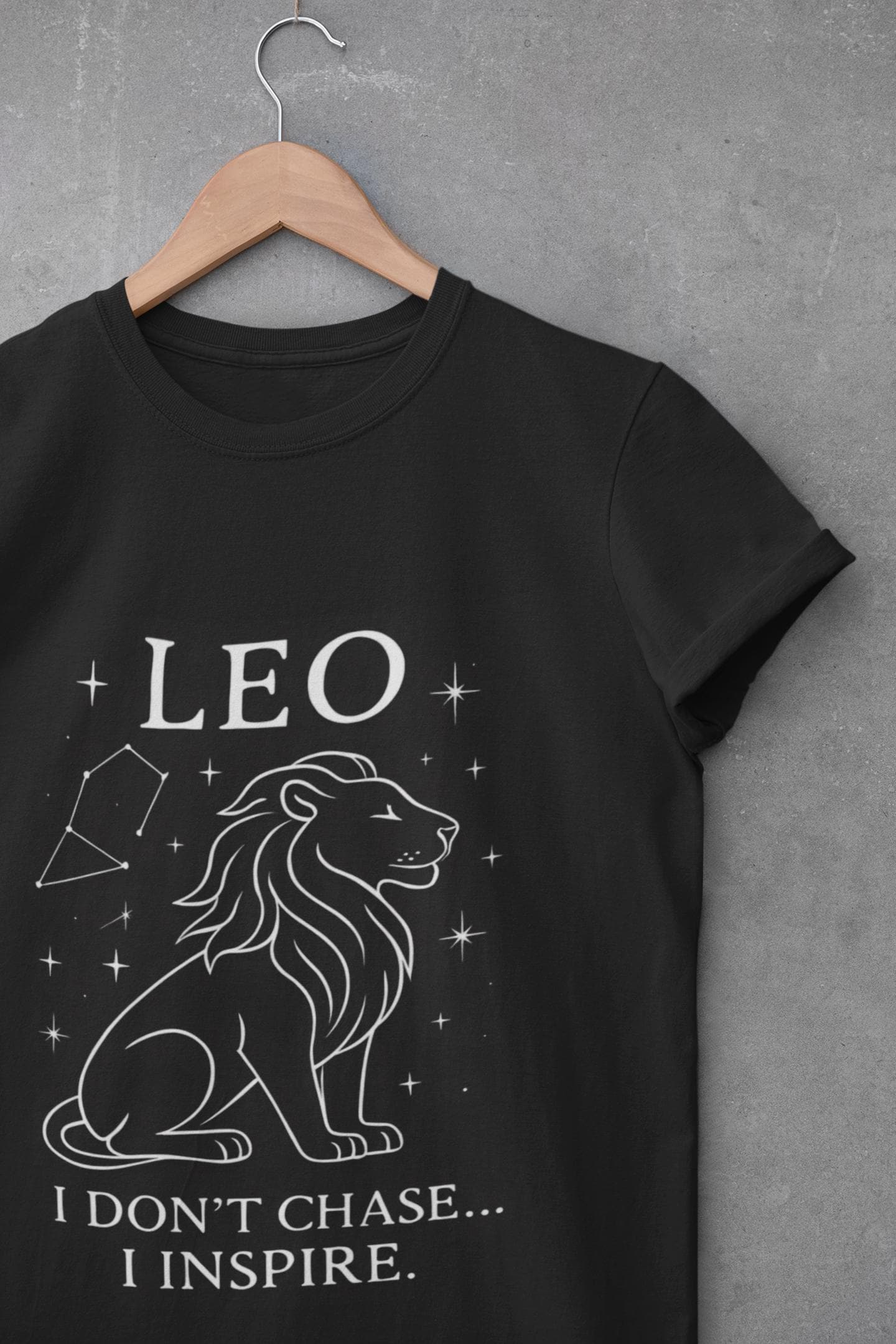 Leo Astrology T-shirt, Perfect as a Leo birthday gift, this astrology shirt offers both style and comfort, a true gem in the world of zodiac apparel.
