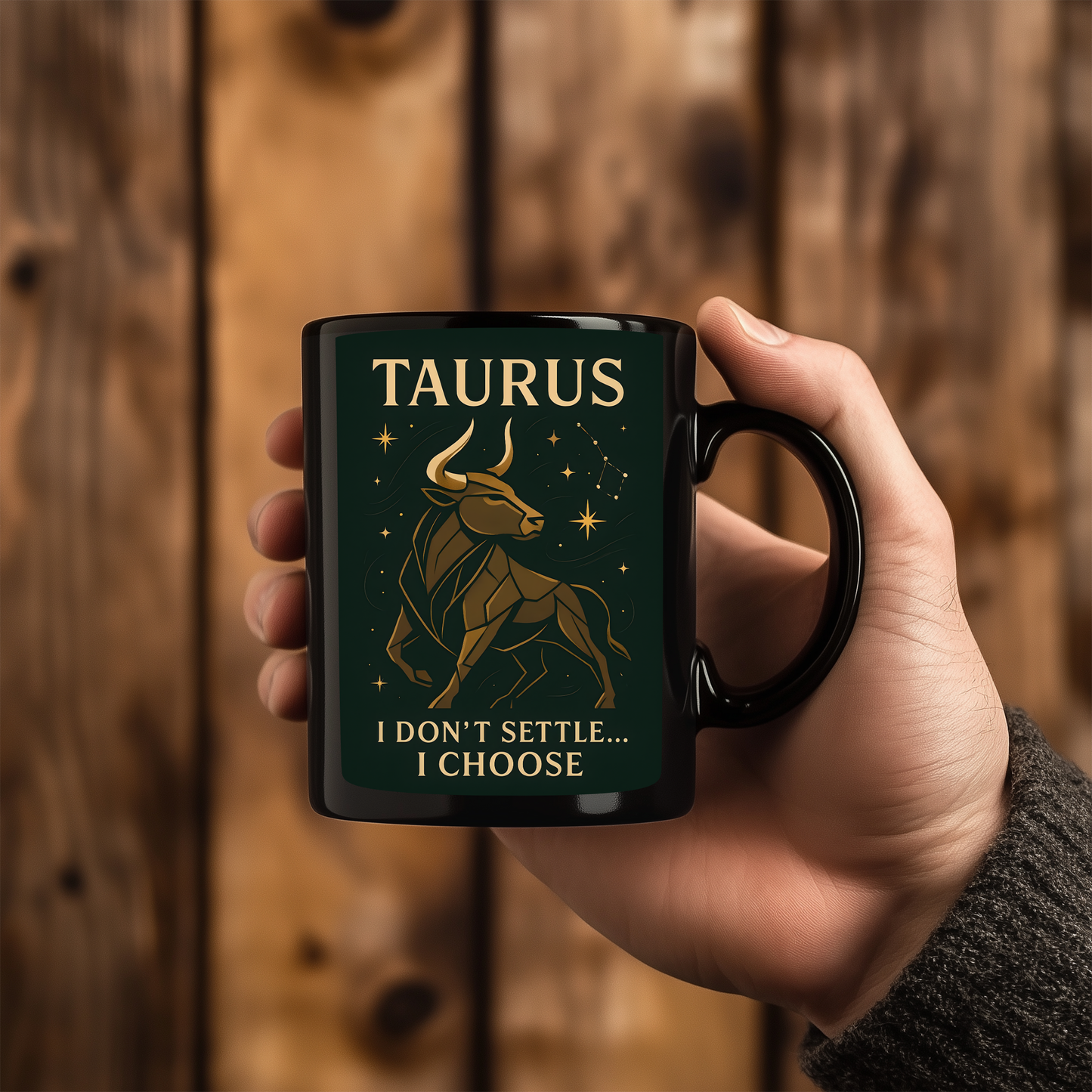 Taurus Astrology Mug, an ideal Taurus gift for those celebrating a Taurus birthday,inviting the stability and strength of the Taurus into every sip.
