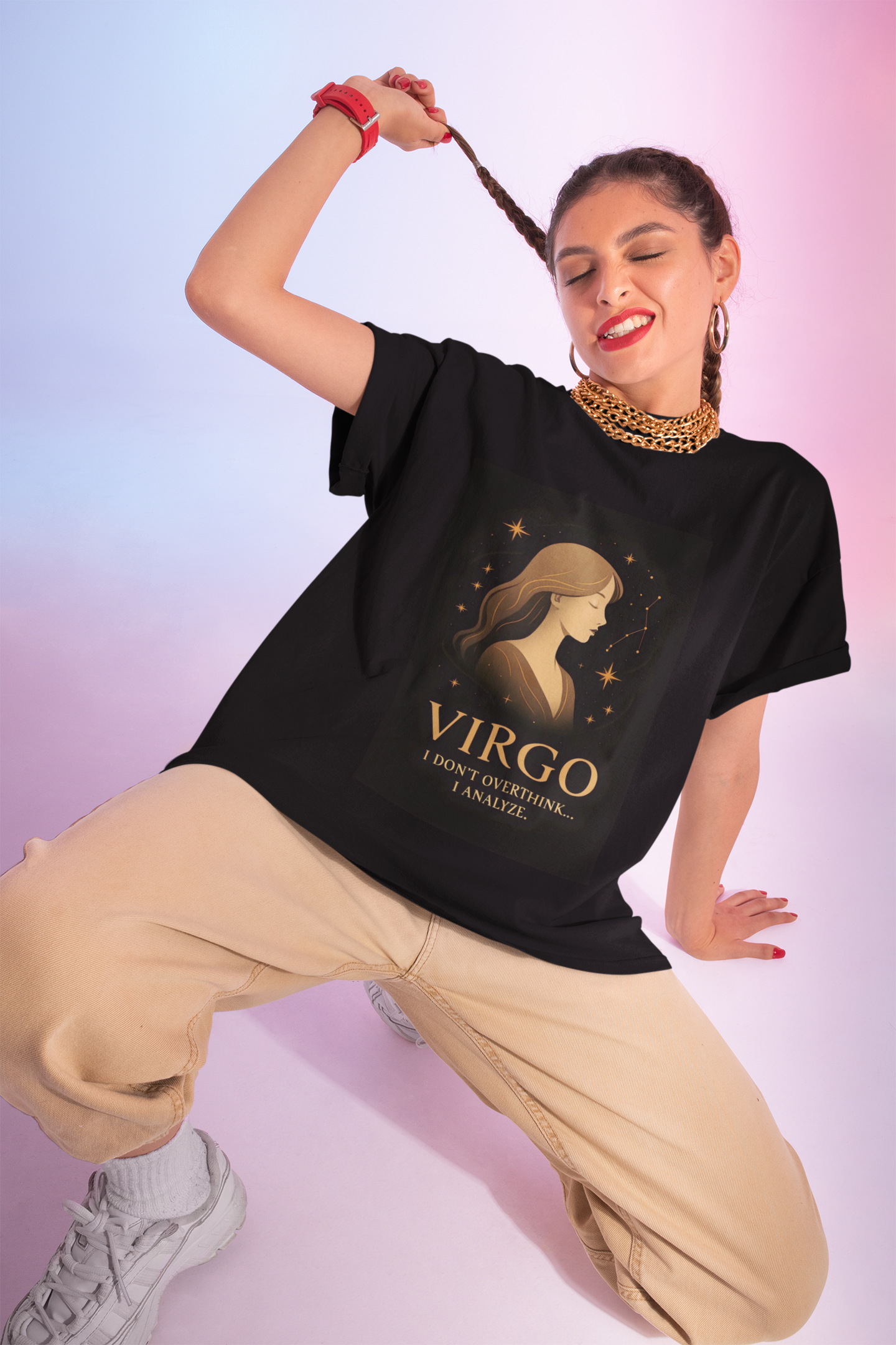 Virgo Astrology T-shirt, Whether you're celebrating a Virgo birthday or simply searching for the ideal gift for Virgo enthusiasts.