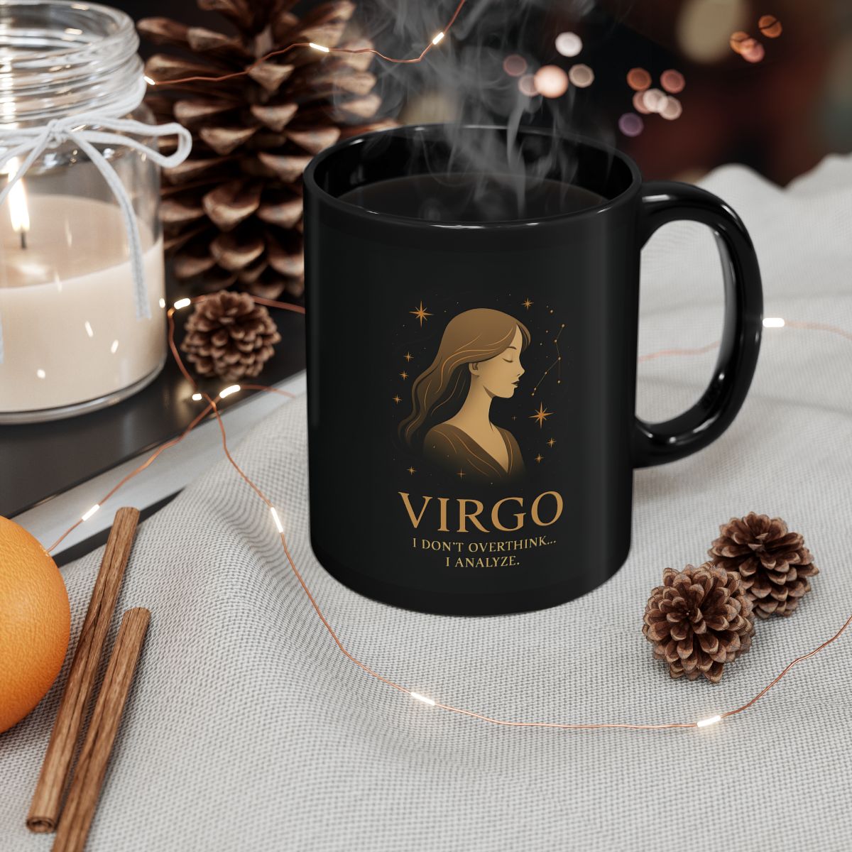 An ideal astrology gift, this Virgo mug is not just a beautiful piece but a heartfelt gesture.