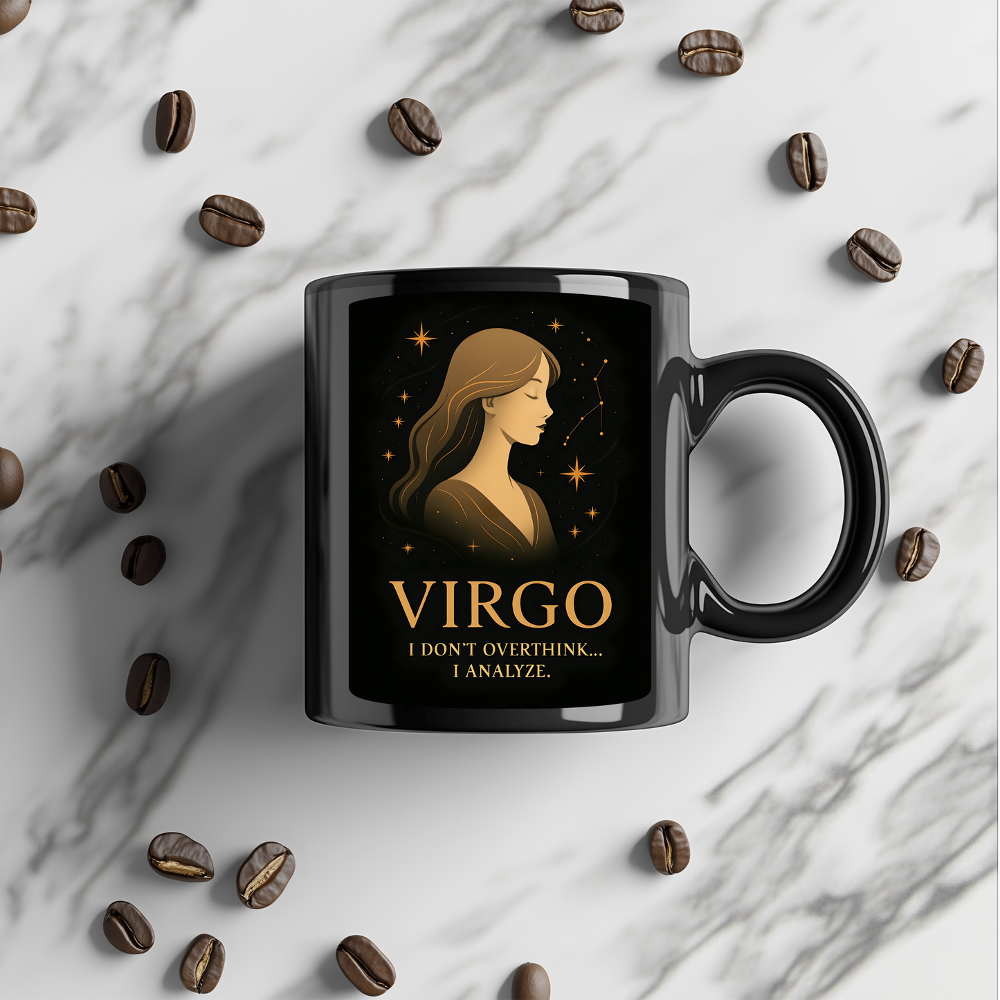 An ideal astrology gift, this Virgo mug is not just a beautiful piece but a heartfelt gesture.