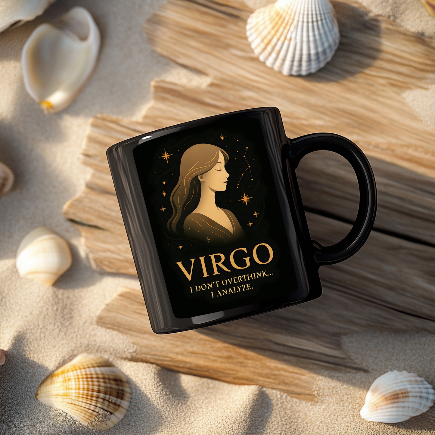 An ideal astrology gift, this Virgo mug is not just a beautiful piece but a heartfelt gesture.