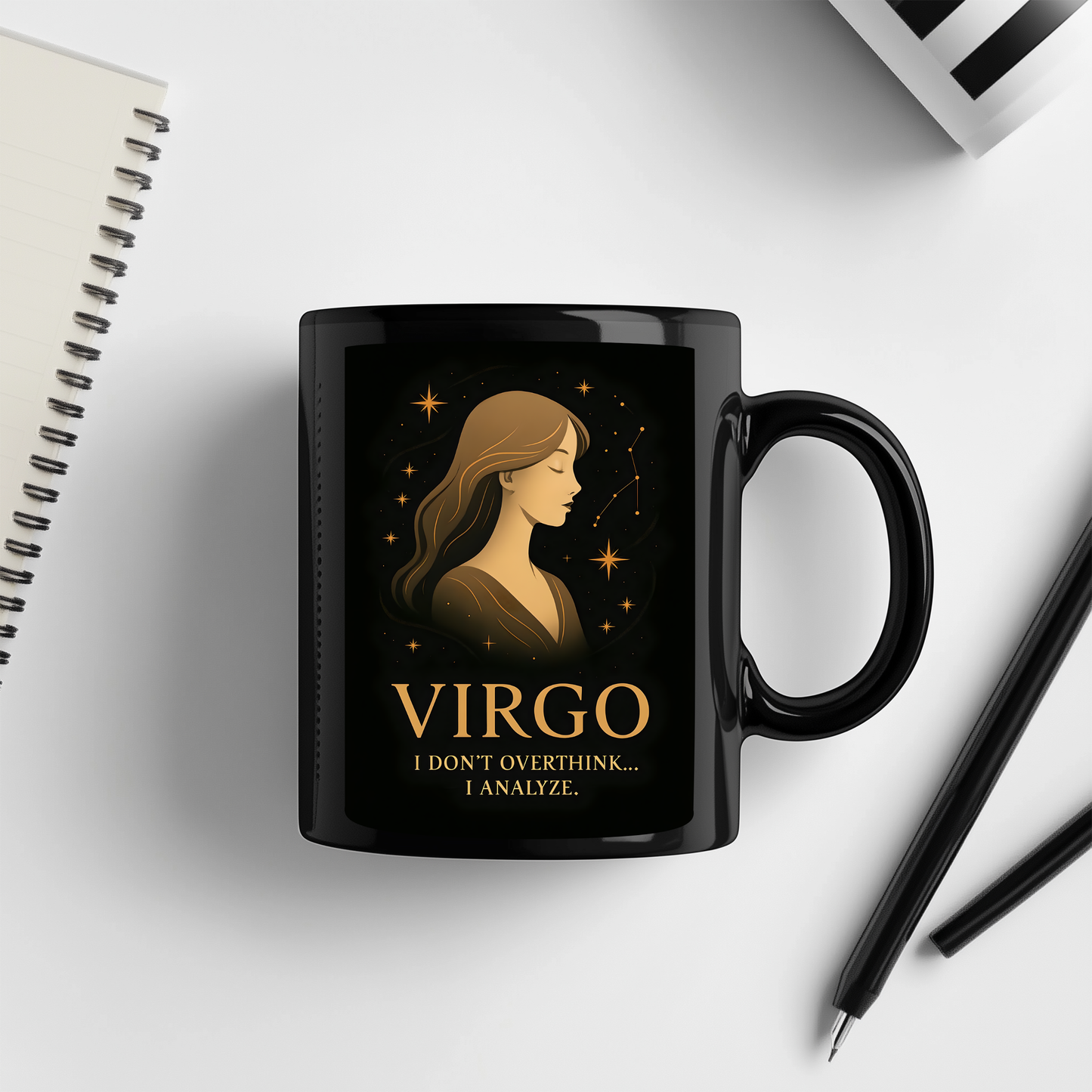 An ideal astrology gift, this Virgo mug is not just a beautiful piece but a heartfelt gesture.