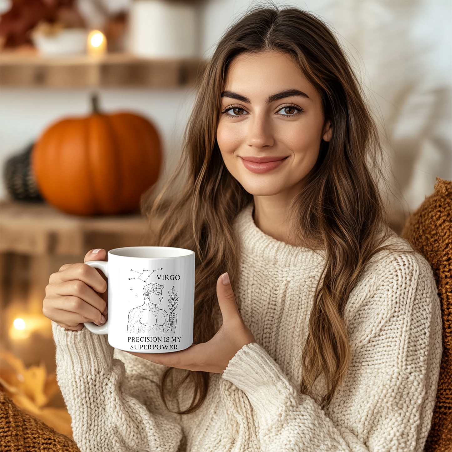 Virgo Astrology Mug, it's a thoughtful gift for Virgo that resonates on a cosmic level,Indulge in the art of gifting with our intricate Virgo zodiac mug and make every sip as harmonious as a symphony of stars.