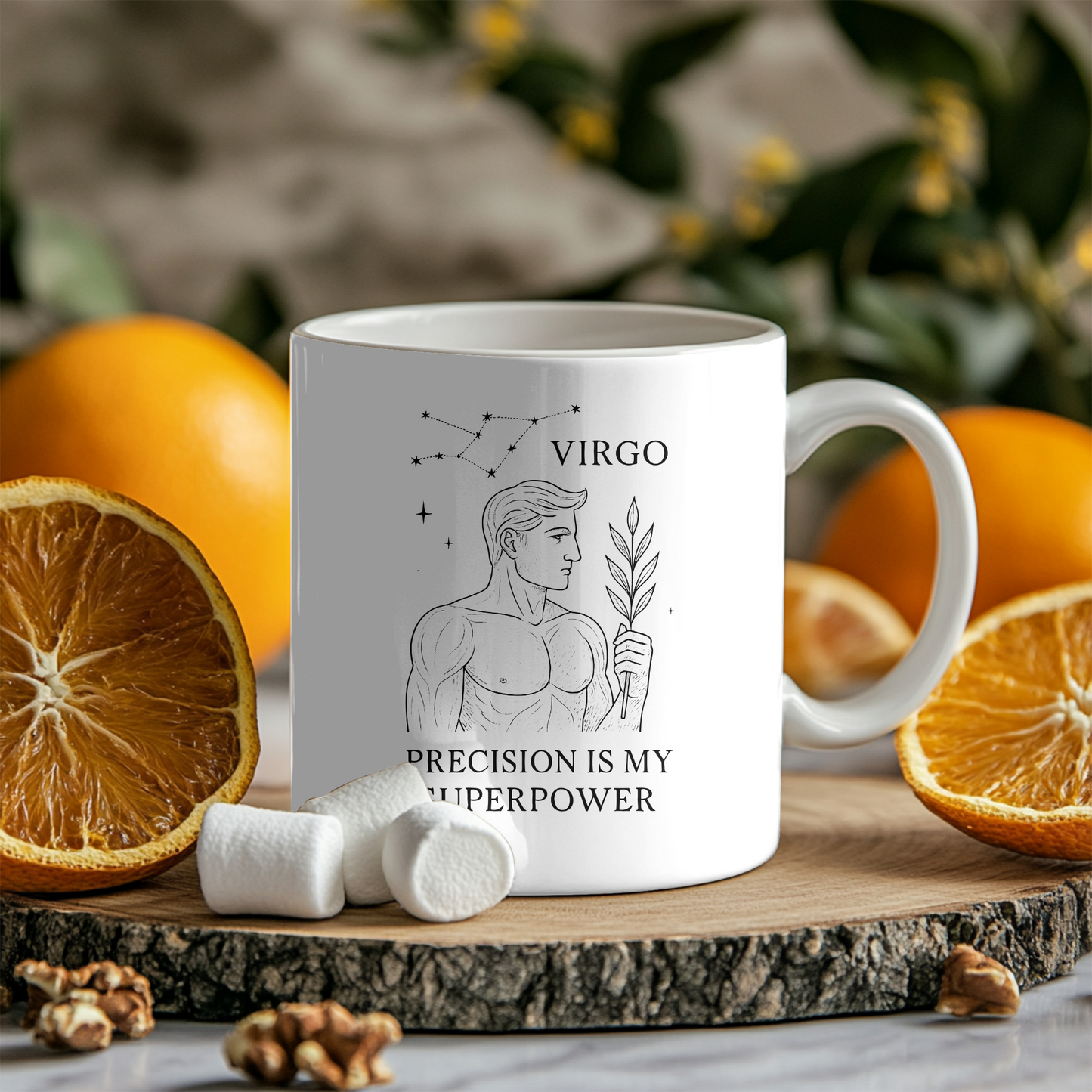 Virgo Astrology Mug, it's a thoughtful gift for Virgo that resonates on a cosmic level,Indulge in the art of gifting with our intricate Virgo zodiac mug and make every sip as harmonious as a symphony of stars.