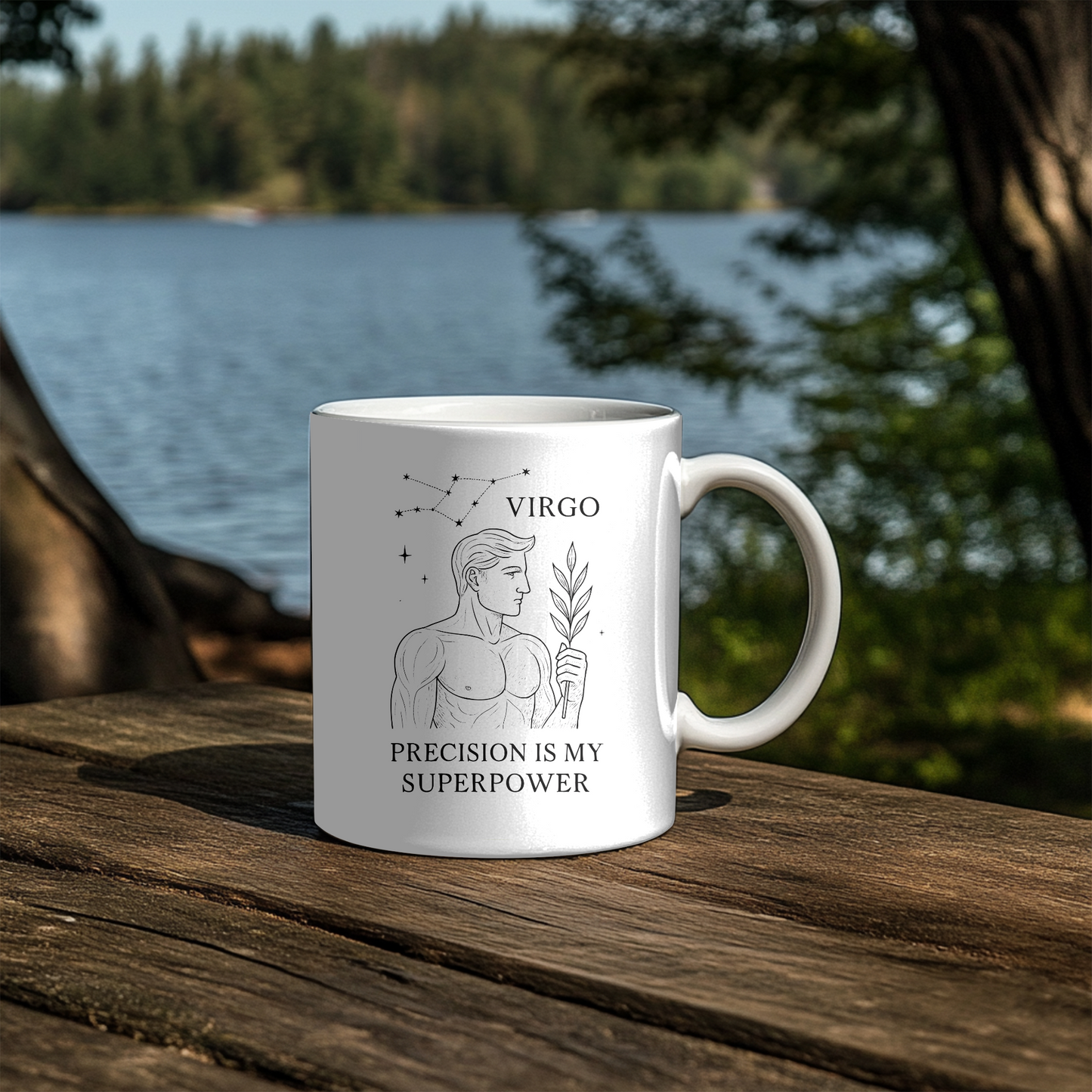 Virgo Astrology Mug, it's a thoughtful gift for Virgo that resonates on a cosmic level,Indulge in the art of gifting with our intricate Virgo zodiac mug and make every sip as harmonious as a symphony of stars.