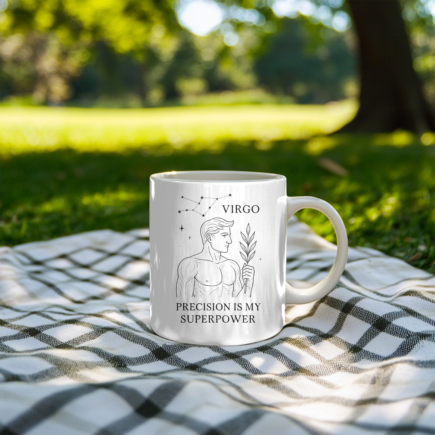 Virgo Astrology Mug, it's a thoughtful gift for Virgo that resonates on a cosmic level,Indulge in the art of gifting with our intricate Virgo zodiac mug and make every sip as harmonious as a symphony of stars.