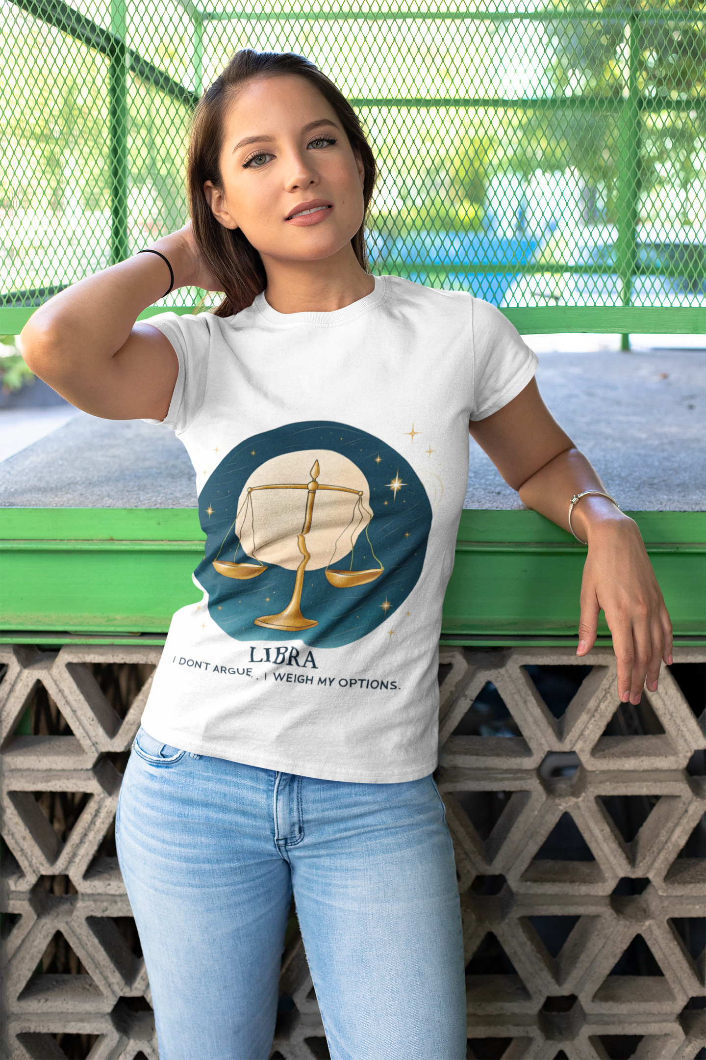 Libra Astrology T-shirt, Whether you're searching for a Libra birthday gift or simply want to celebrate your own Libra zodiac charm, this zodiac t-shirt embraces the balance and beauty of your star sign.