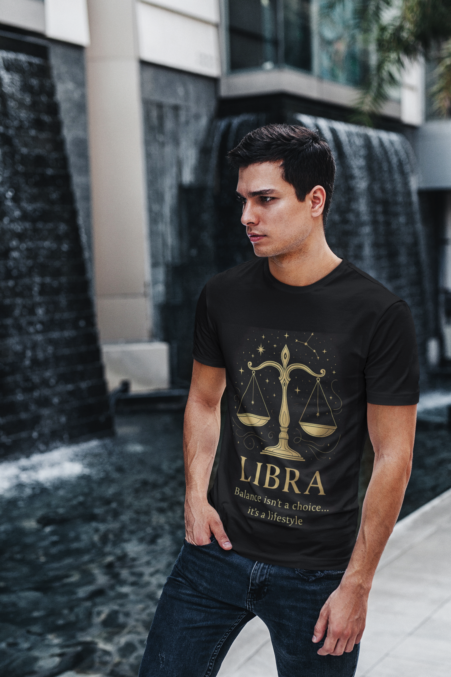 Libra Astrology T-Shirt, Whether you're seeking an astrology gift or a Libra birthday gift, this star sign shirt captures the essence of the Libra zodiac with grace.